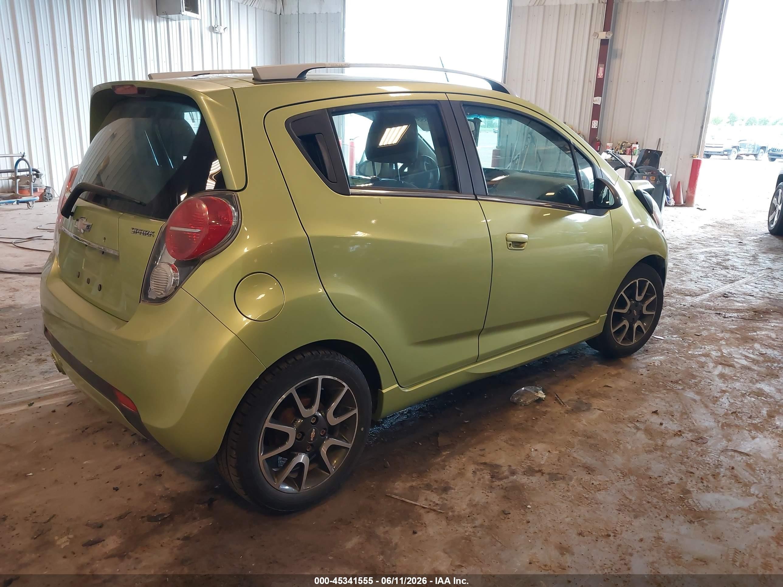2013 Chevrolet Spark 2lt Auto Green vin: KL8CF6S95DC574519
