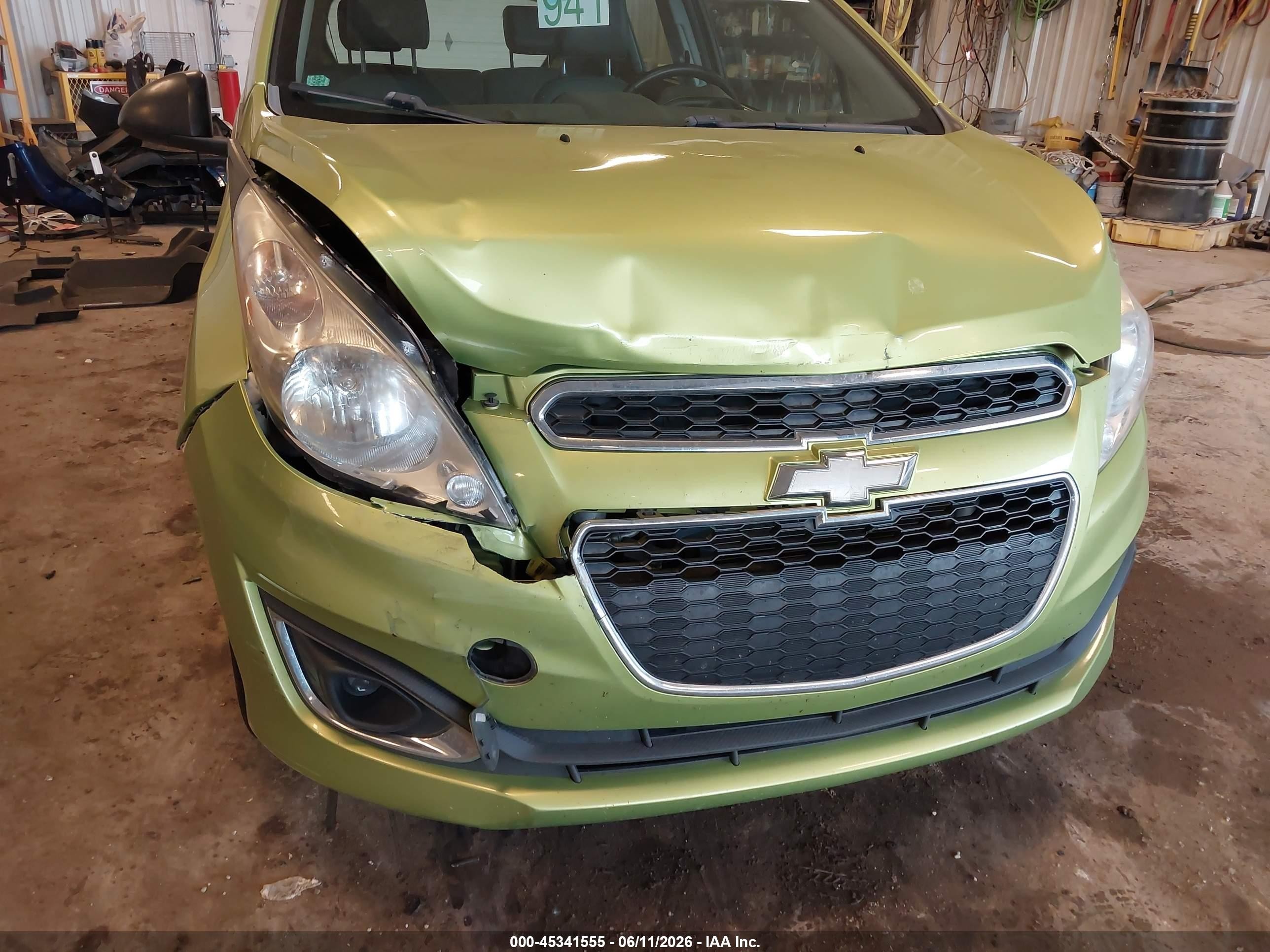 2013 Chevrolet Spark 2lt Auto Green vin: KL8CF6S95DC574519
