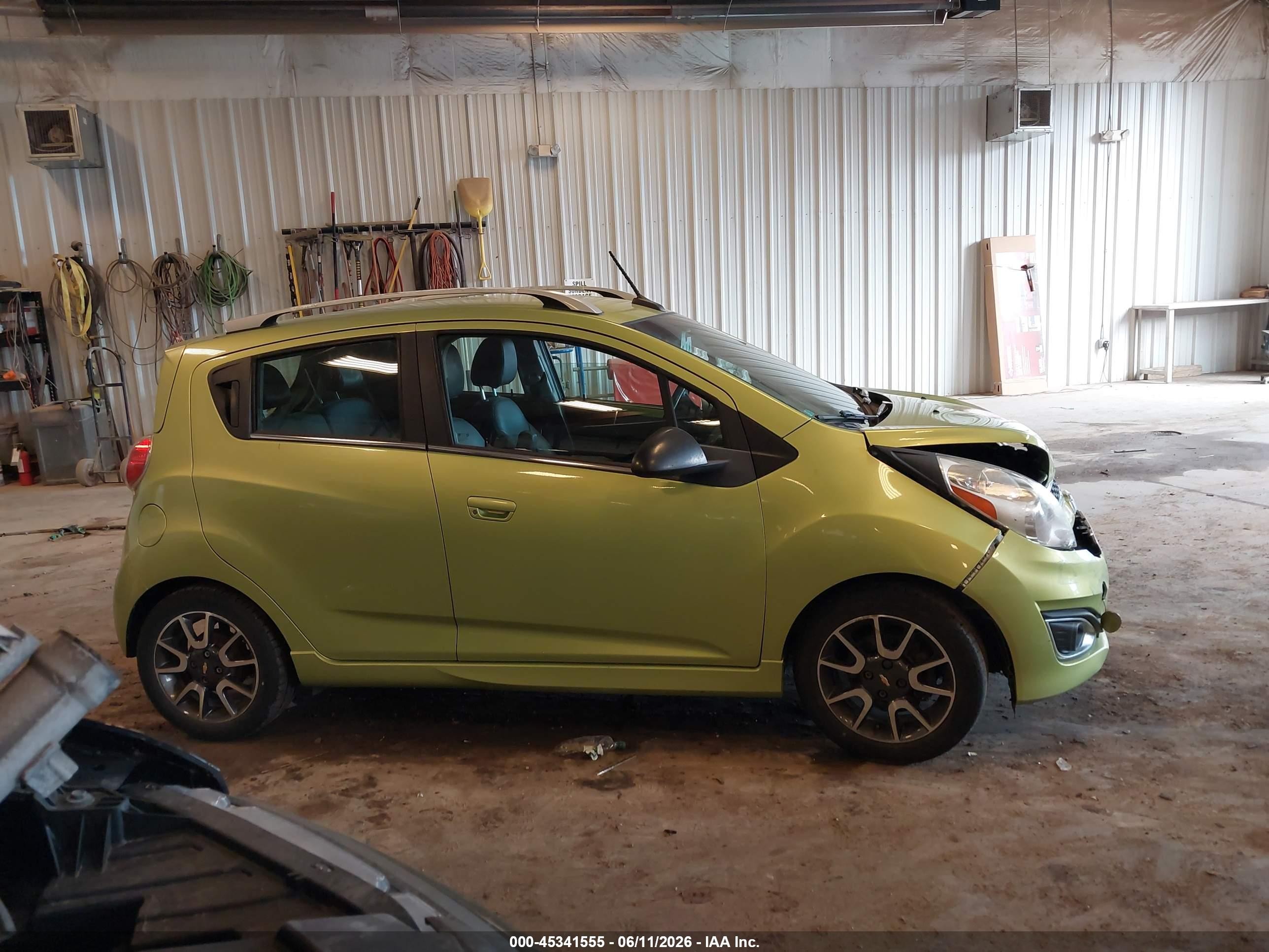 2013 Chevrolet Spark 2lt Auto Green vin: KL8CF6S95DC574519