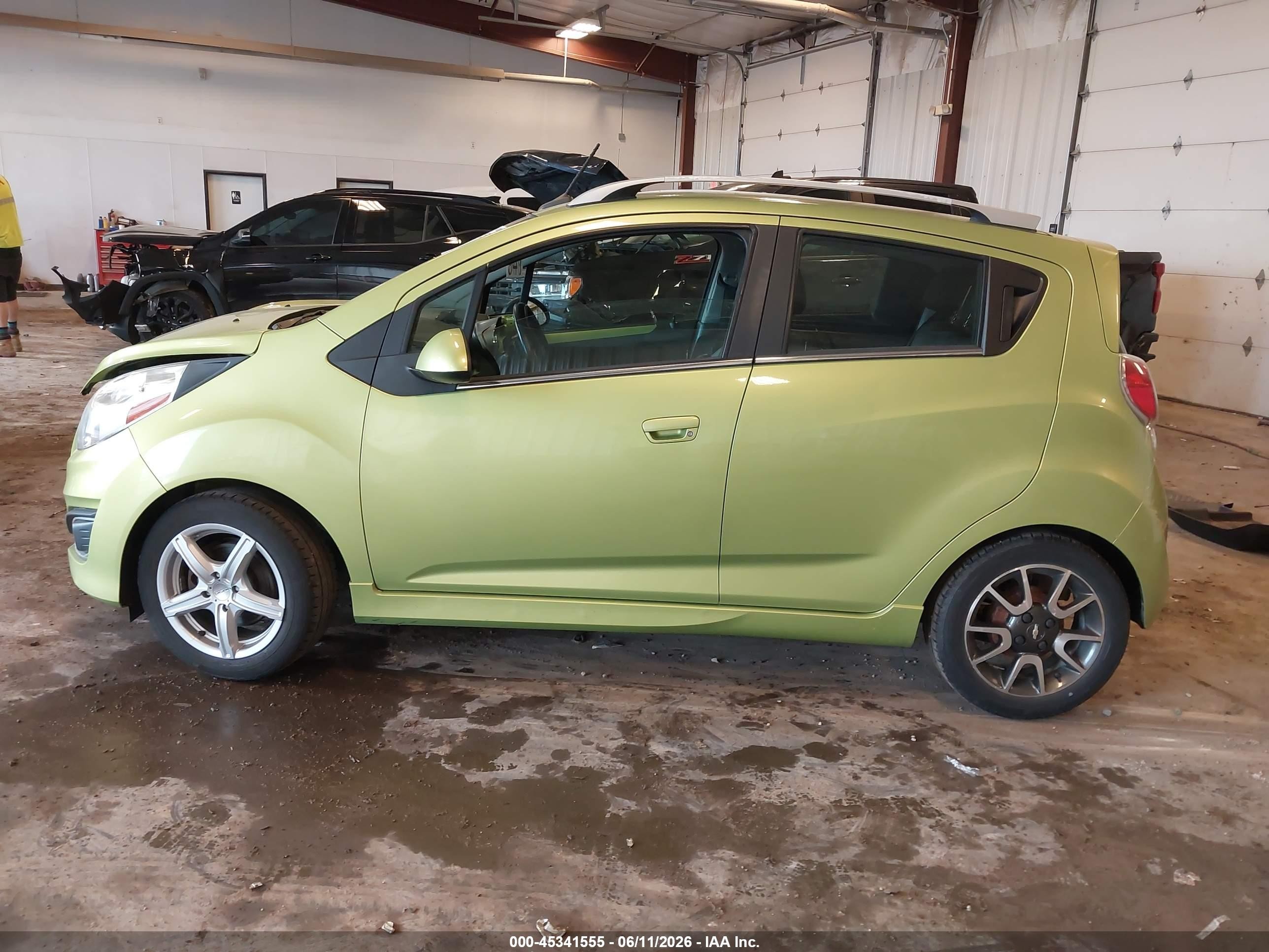2013 Chevrolet Spark 2lt Auto Green vin: KL8CF6S95DC574519