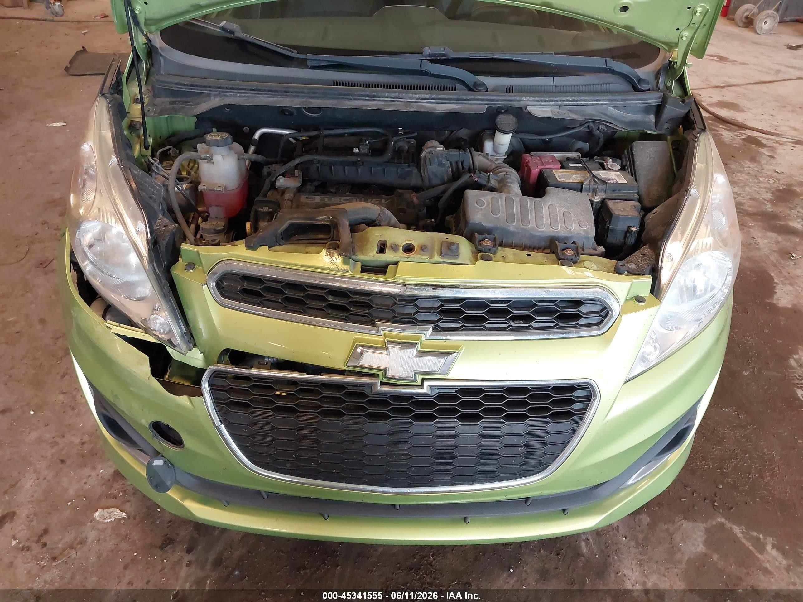 2013 Chevrolet Spark 2lt Auto Green vin: KL8CF6S95DC574519
