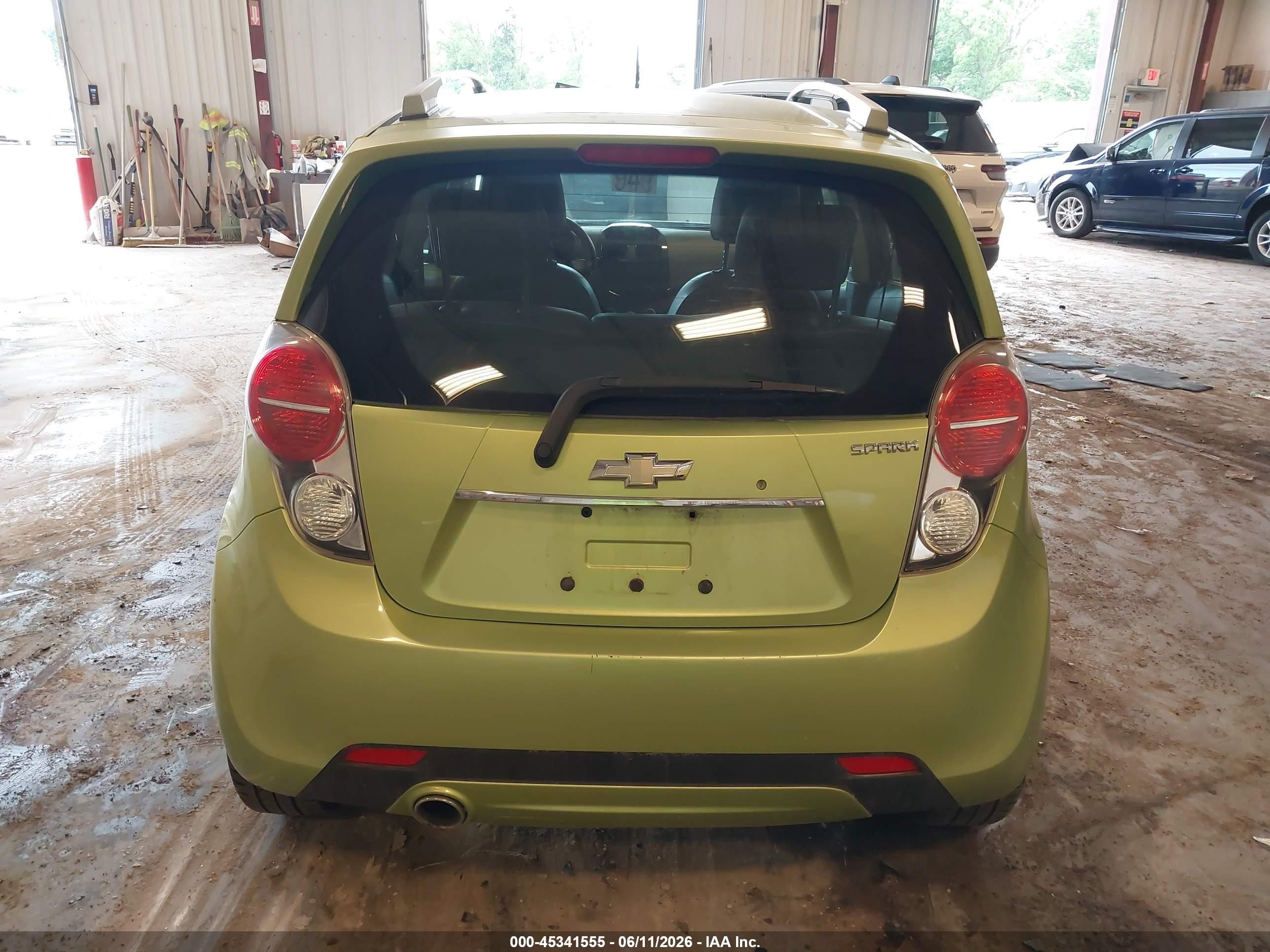2013 Chevrolet Spark 2lt Auto Green vin: KL8CF6S95DC574519
