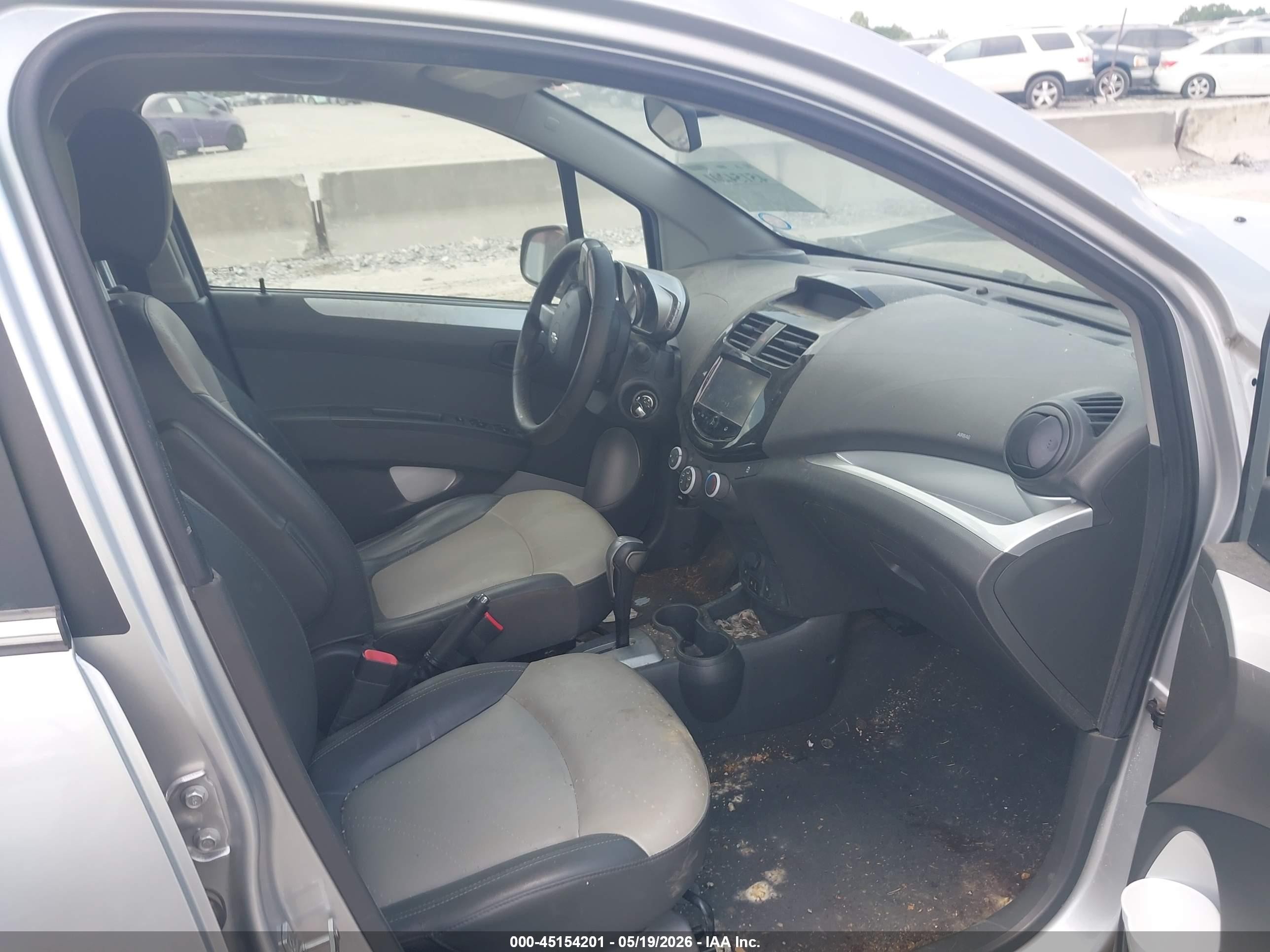 2015 Chevrolet Spark 2lt Cvt Silver vin: KL8CF6S95FC763948