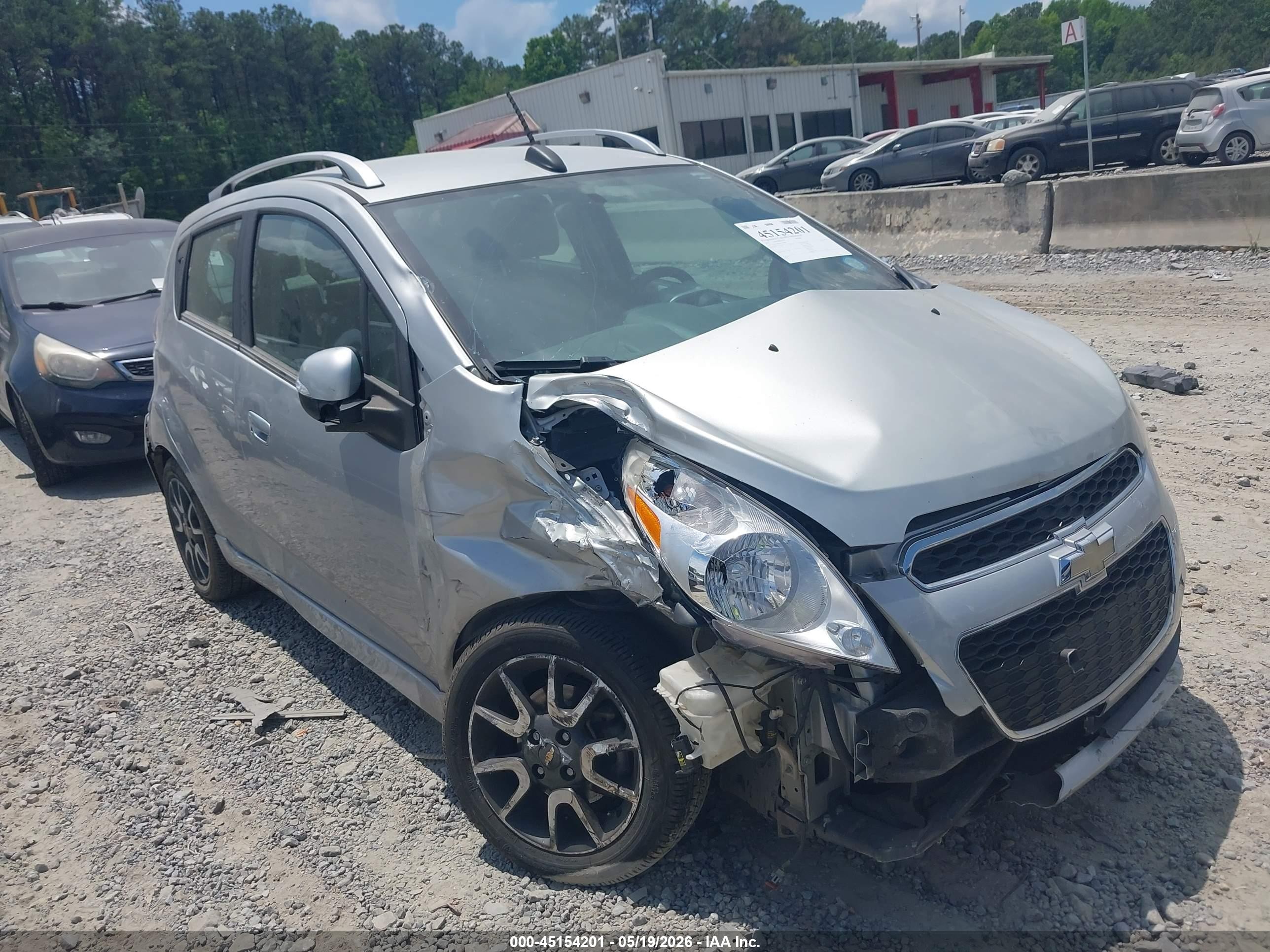 2015 Chevrolet Spark 2lt Cvt Silver vin: KL8CF6S95FC763948