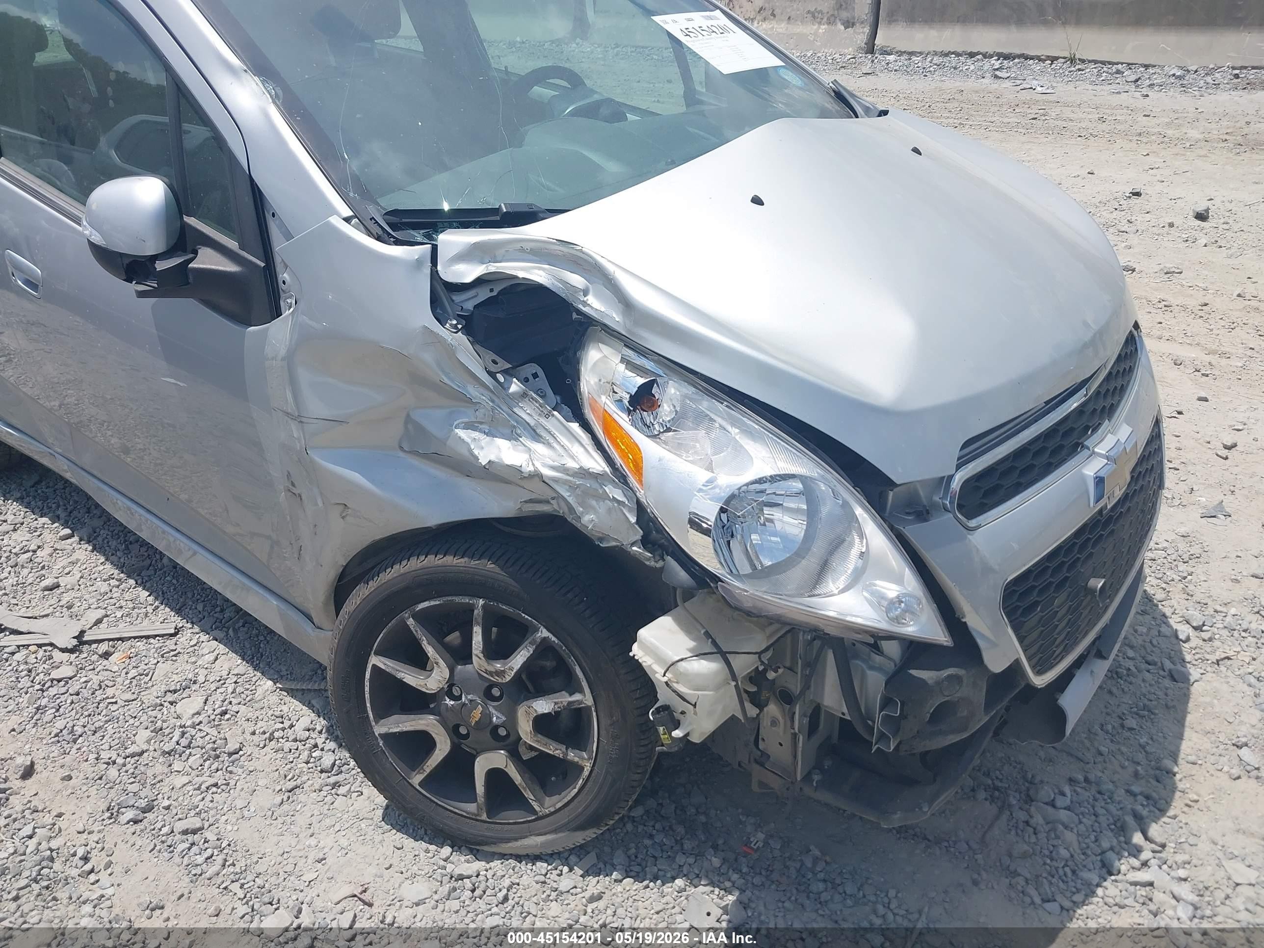 2015 Chevrolet Spark 2lt Cvt Silver vin: KL8CF6S95FC763948
