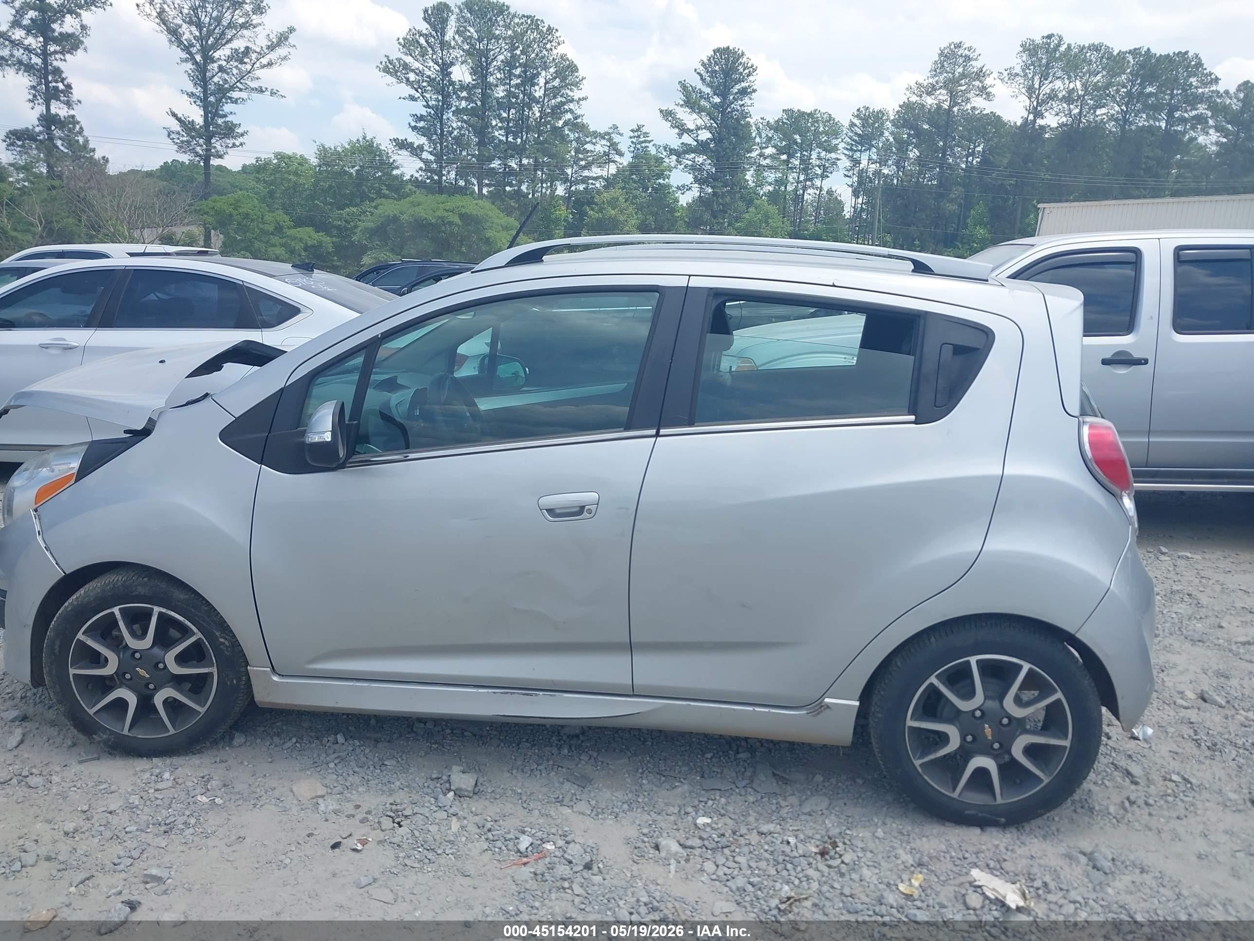 2015 Chevrolet Spark 2lt Cvt Silver vin: KL8CF6S95FC763948