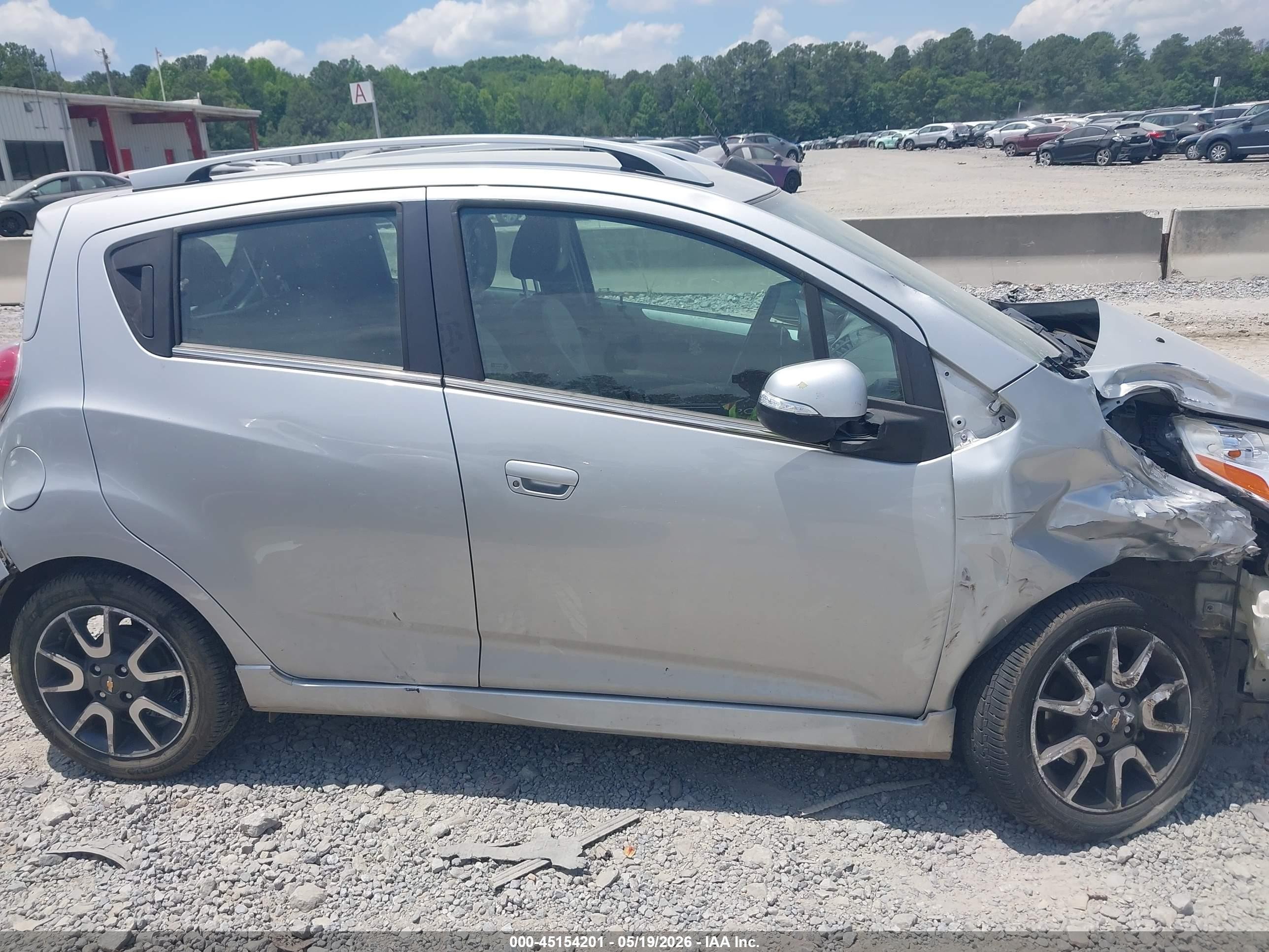 2015 Chevrolet Spark 2lt Cvt Silver vin: KL8CF6S95FC763948