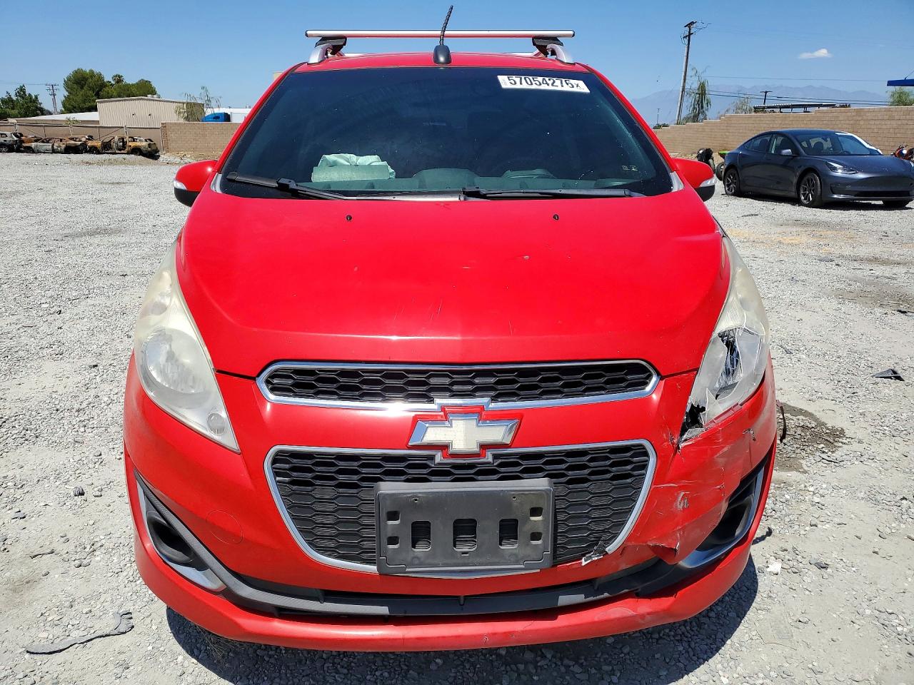 2015 Chevrolet Spark 2lt Red vin: KL8CF6S97FC755379