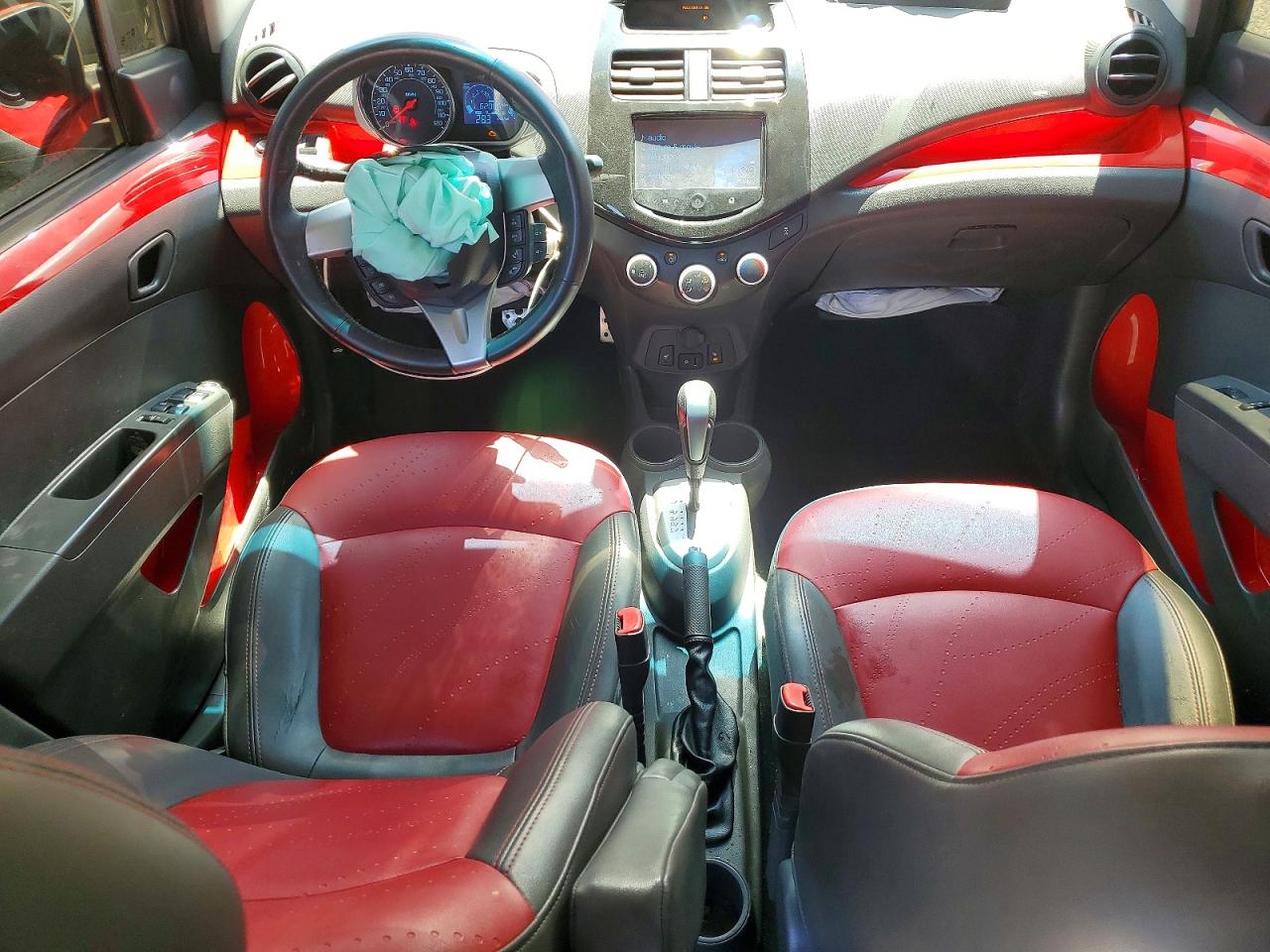2015 Chevrolet Spark 2lt Red vin: KL8CF6S97FC755379