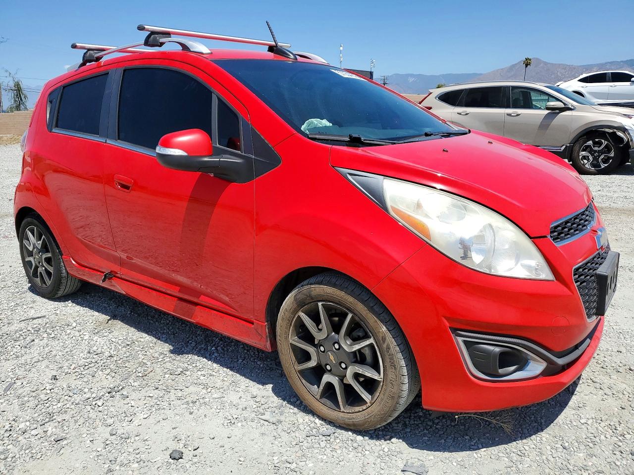 2015 Chevrolet Spark 2lt Red vin: KL8CF6S97FC755379