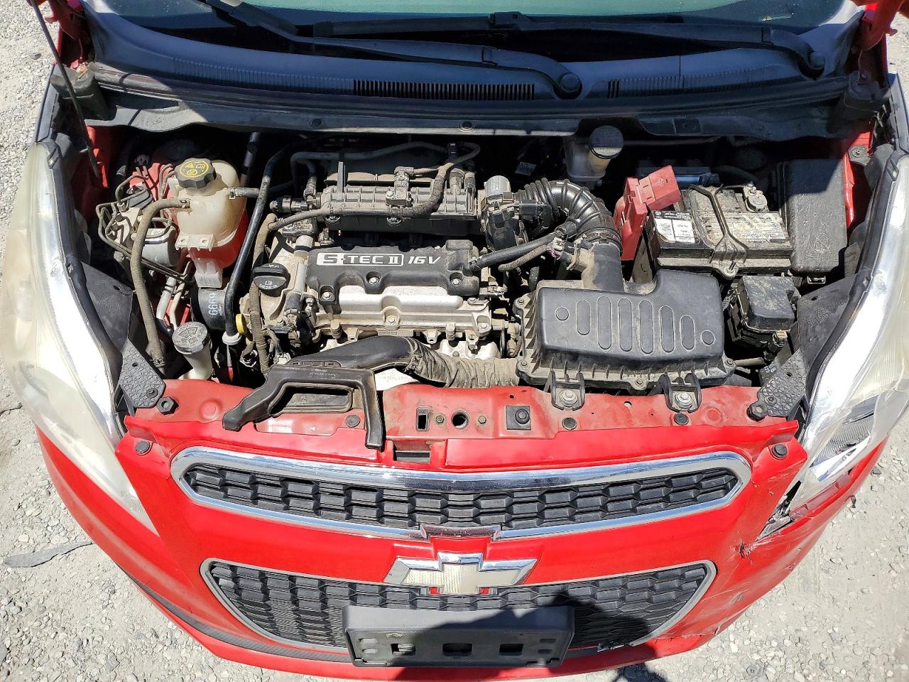 2015 Chevrolet Spark 2lt Red vin: KL8CF6S97FC755379