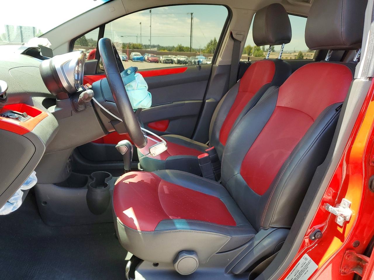 2015 Chevrolet Spark 2lt Red vin: KL8CF6S97FC755379