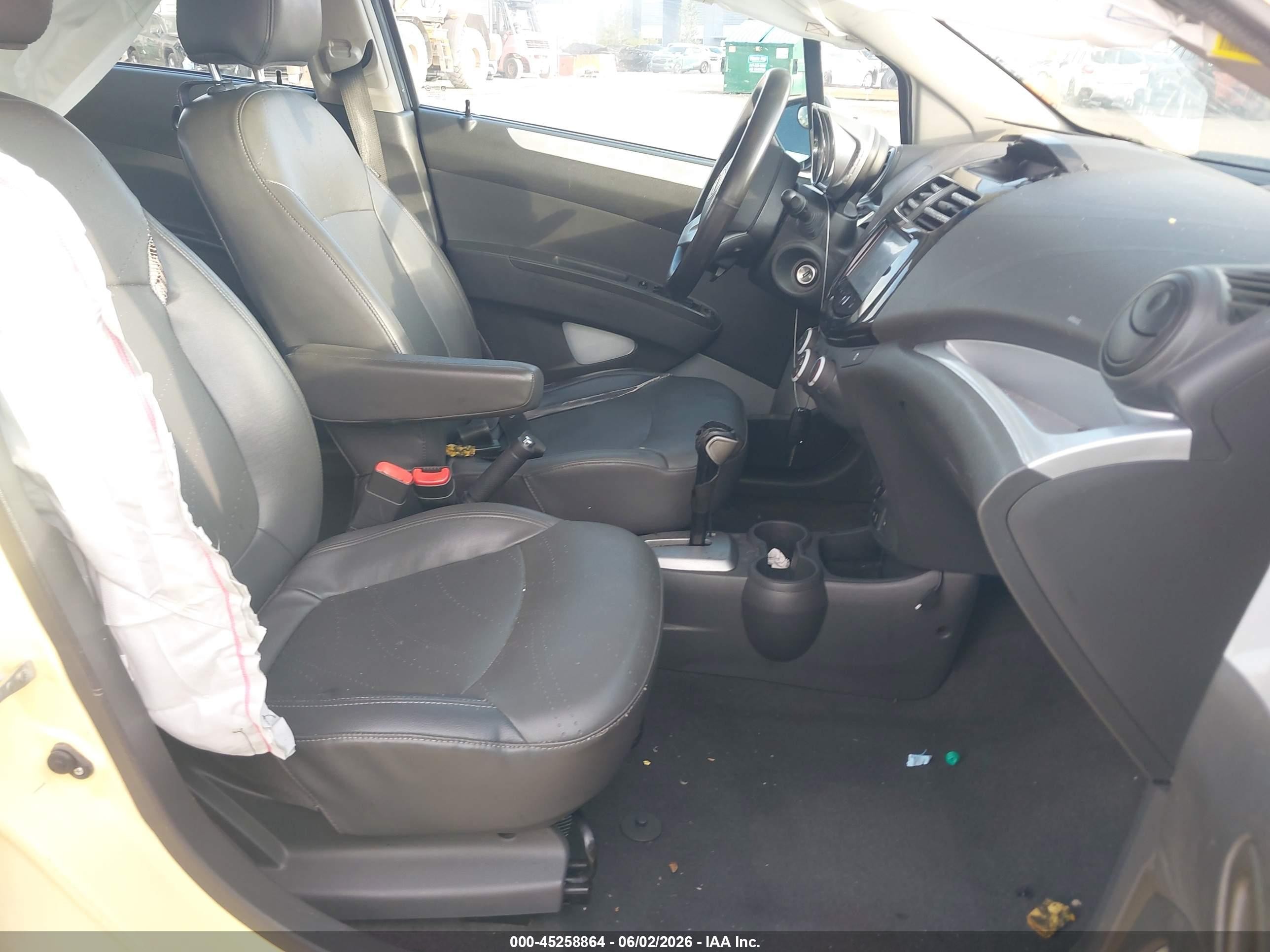 2013 Chevrolet Spark 2lt Auto Yellow vin: KL8CF6S98DC608078