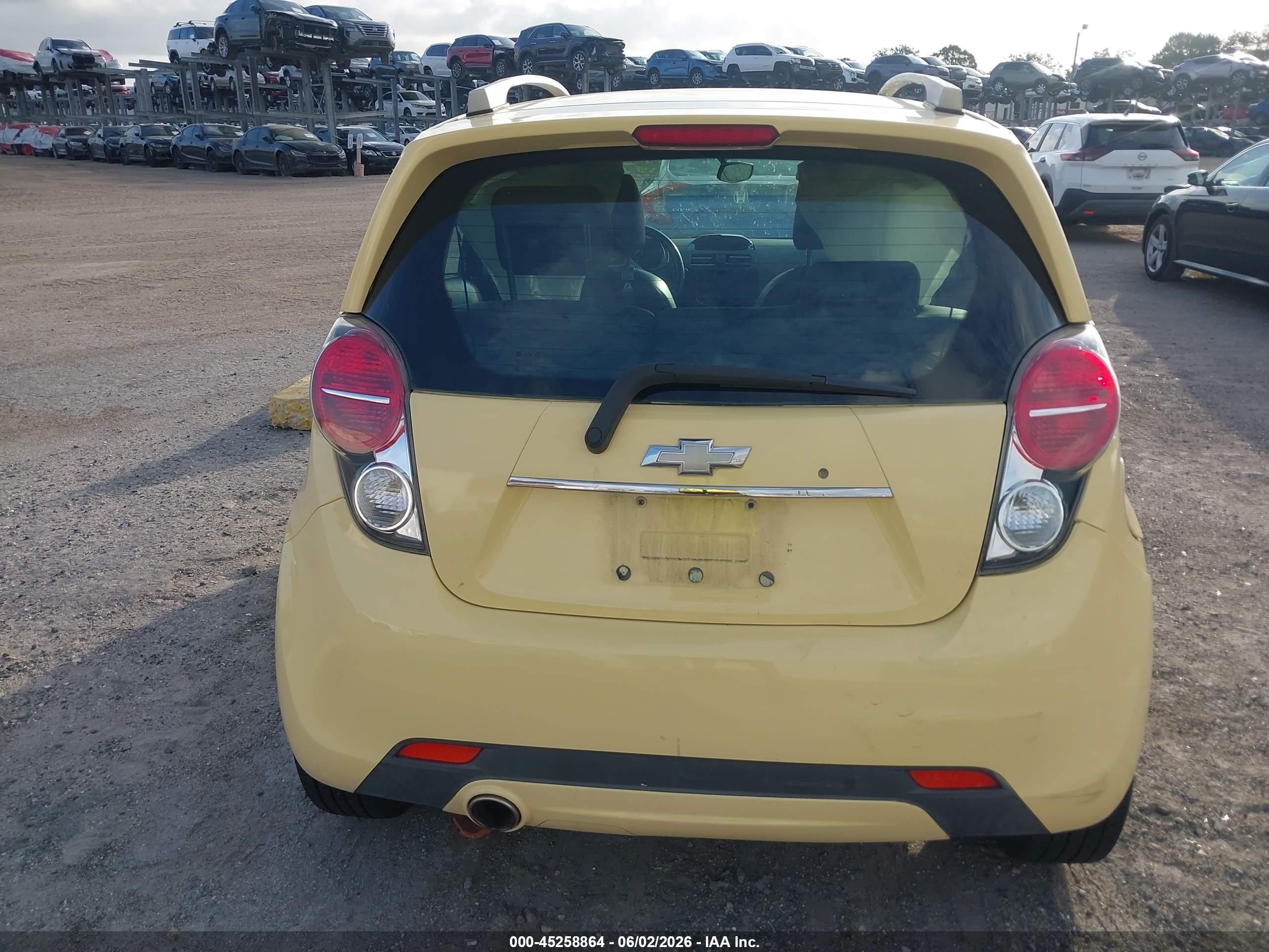 2013 Chevrolet Spark 2lt Auto Yellow vin: KL8CF6S98DC608078