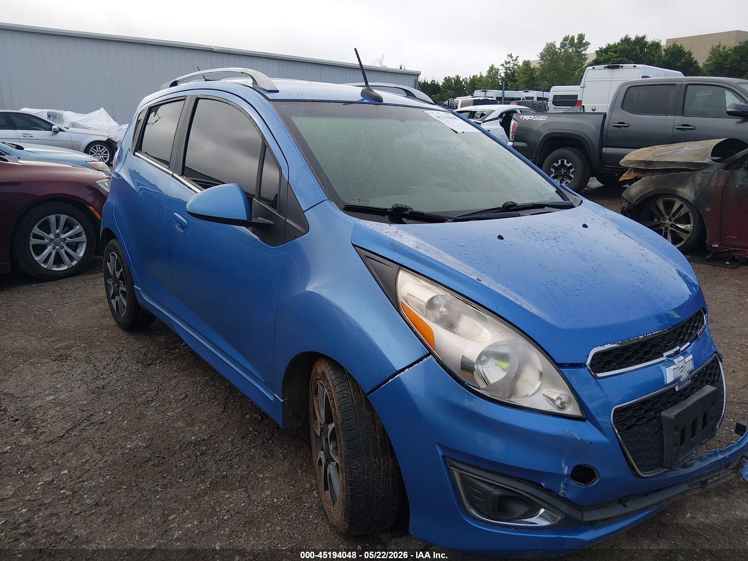 2013 Chevrolet Spark 2lt Auto Blue vin: KL8CF6S99DC520236