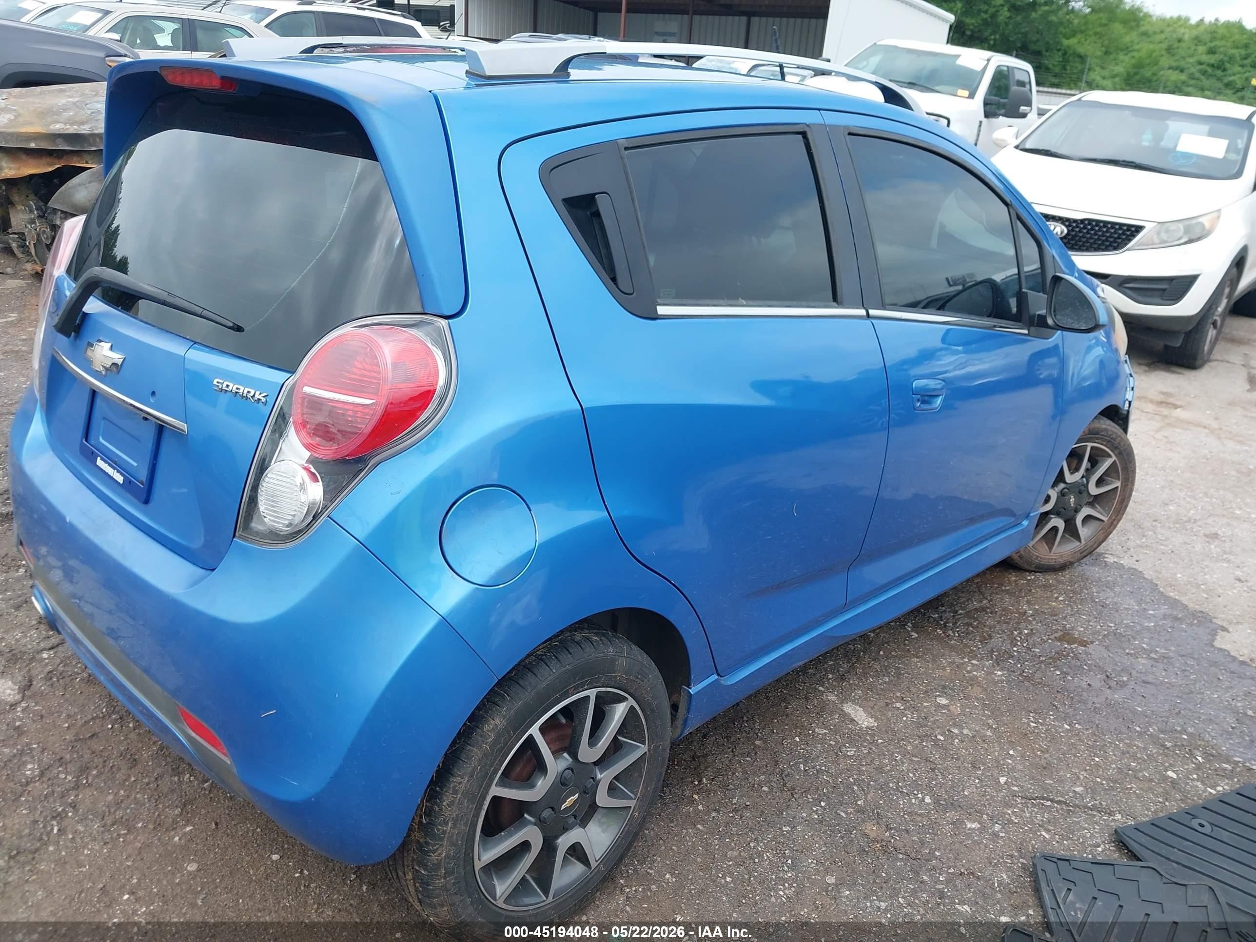 2013 Chevrolet Spark 2lt Auto Blue vin: KL8CF6S99DC520236
