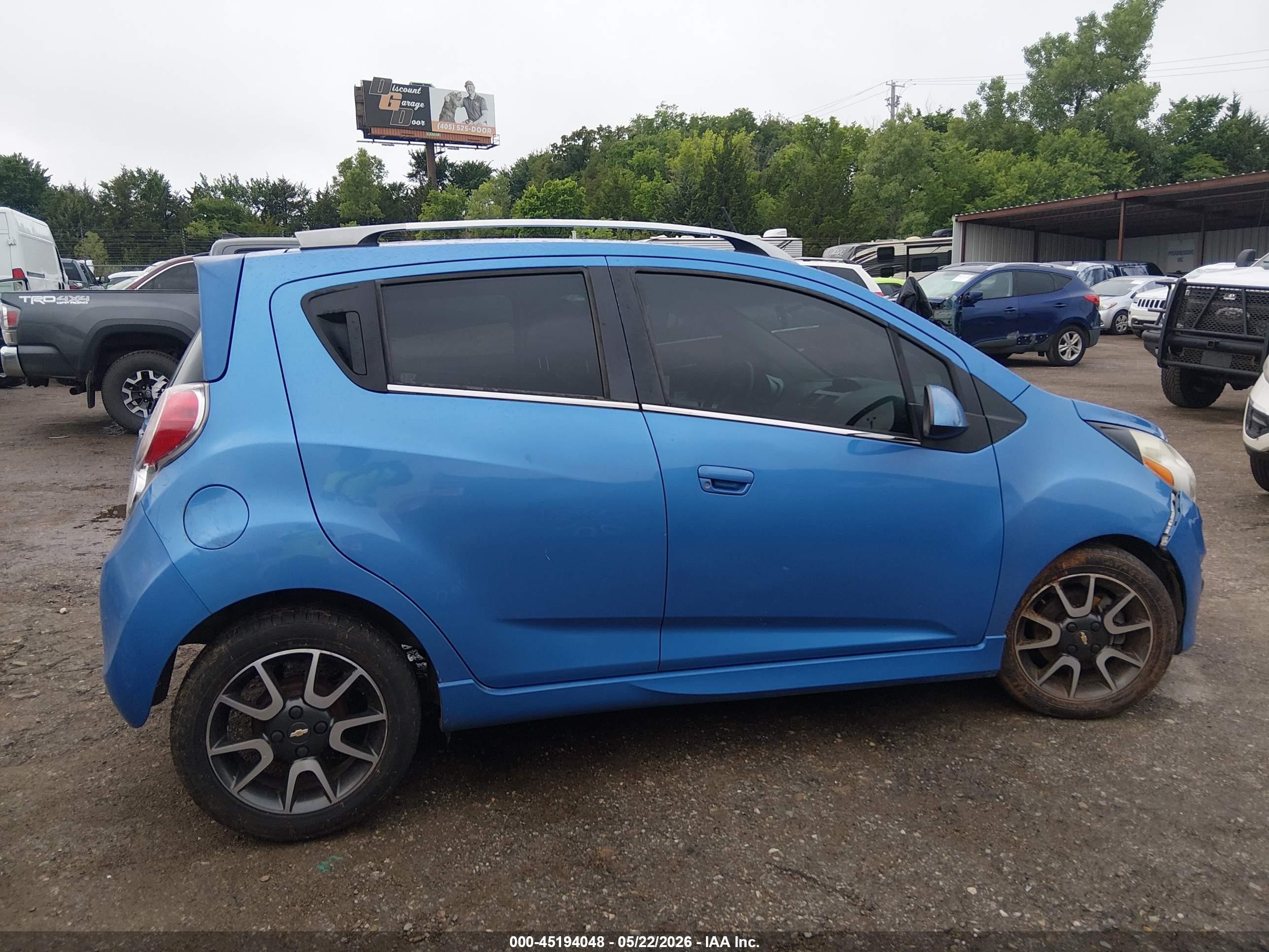 2013 Chevrolet Spark 2lt Auto Blue vin: KL8CF6S99DC520236