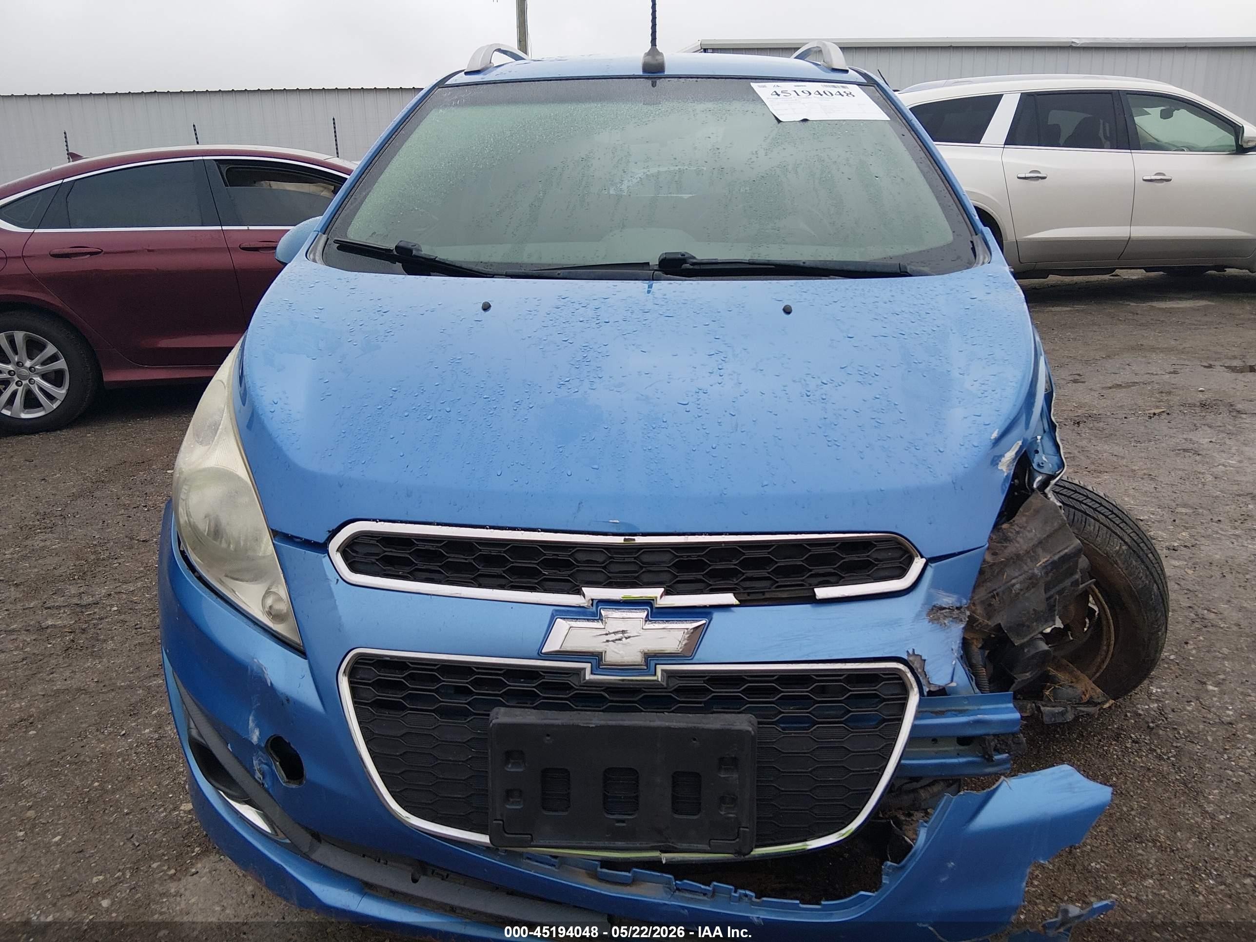 2013 Chevrolet Spark 2lt Auto Blue vin: KL8CF6S99DC520236