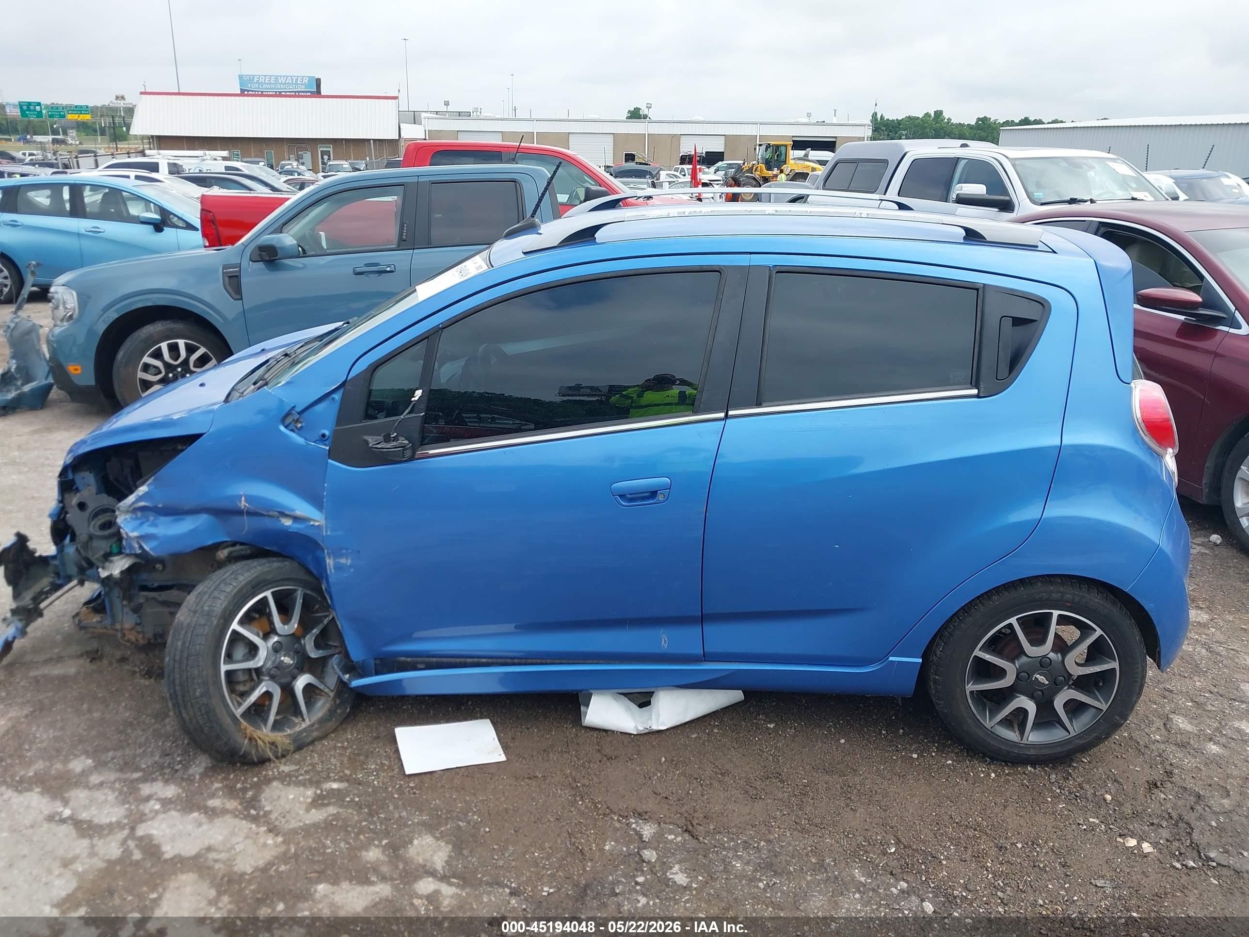 2013 Chevrolet Spark 2lt Auto Blue vin: KL8CF6S99DC520236