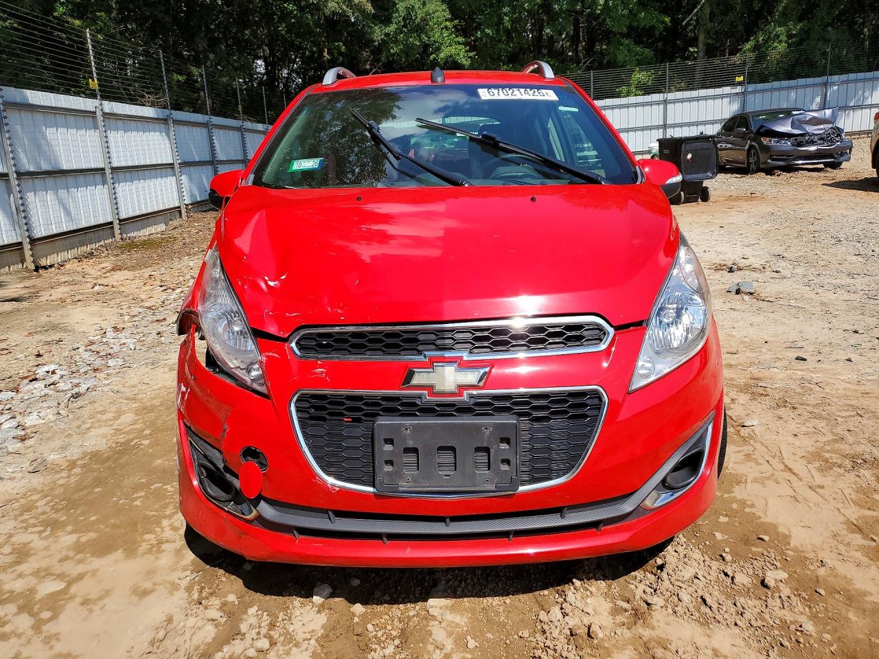 2014 Chevrolet Spark 2lt Red vin: KL8CF6S99EC454224