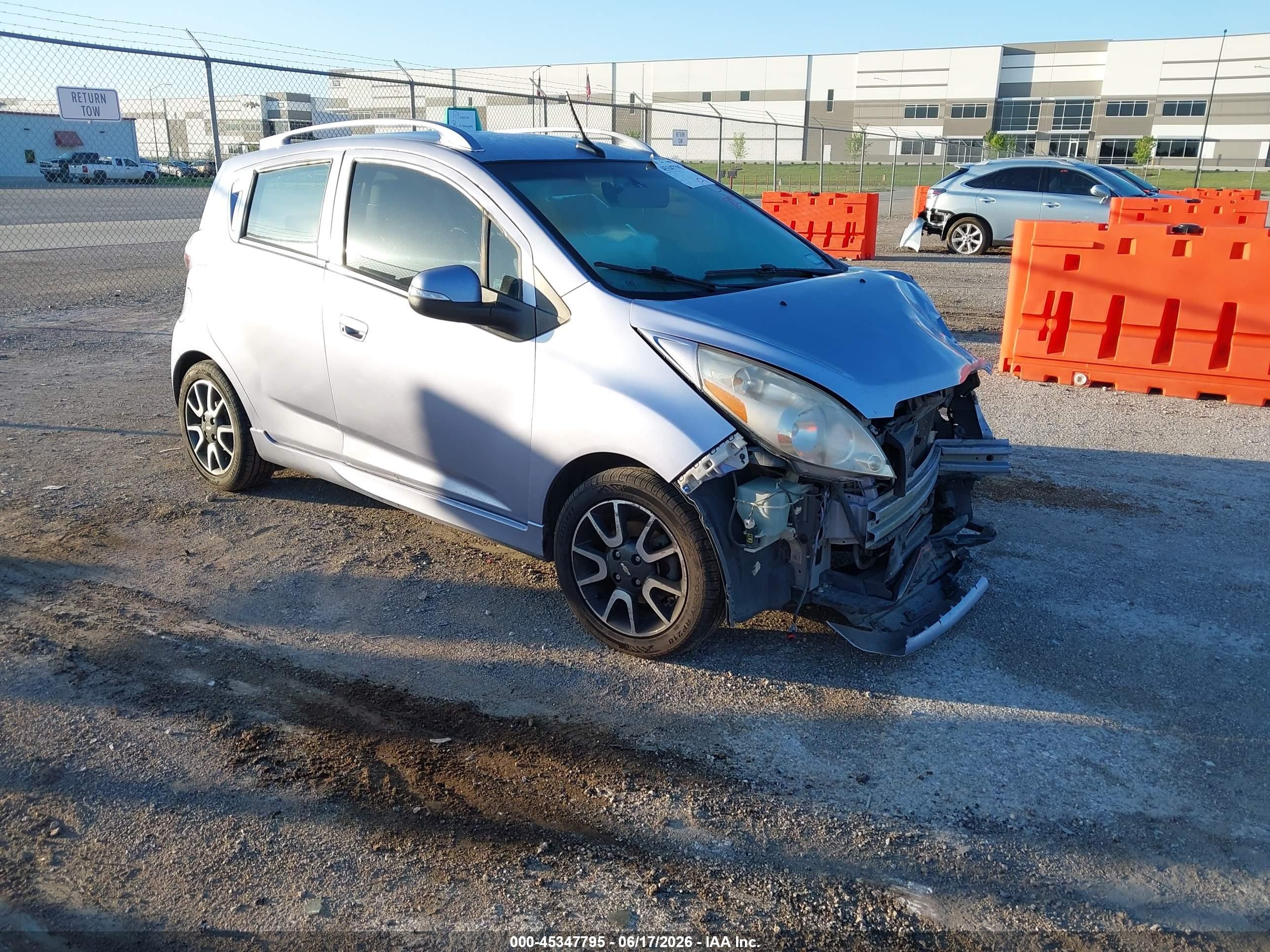 2014 Chevrolet Spark 2lt Auto Silver vin: KL8CF6S99EC545249