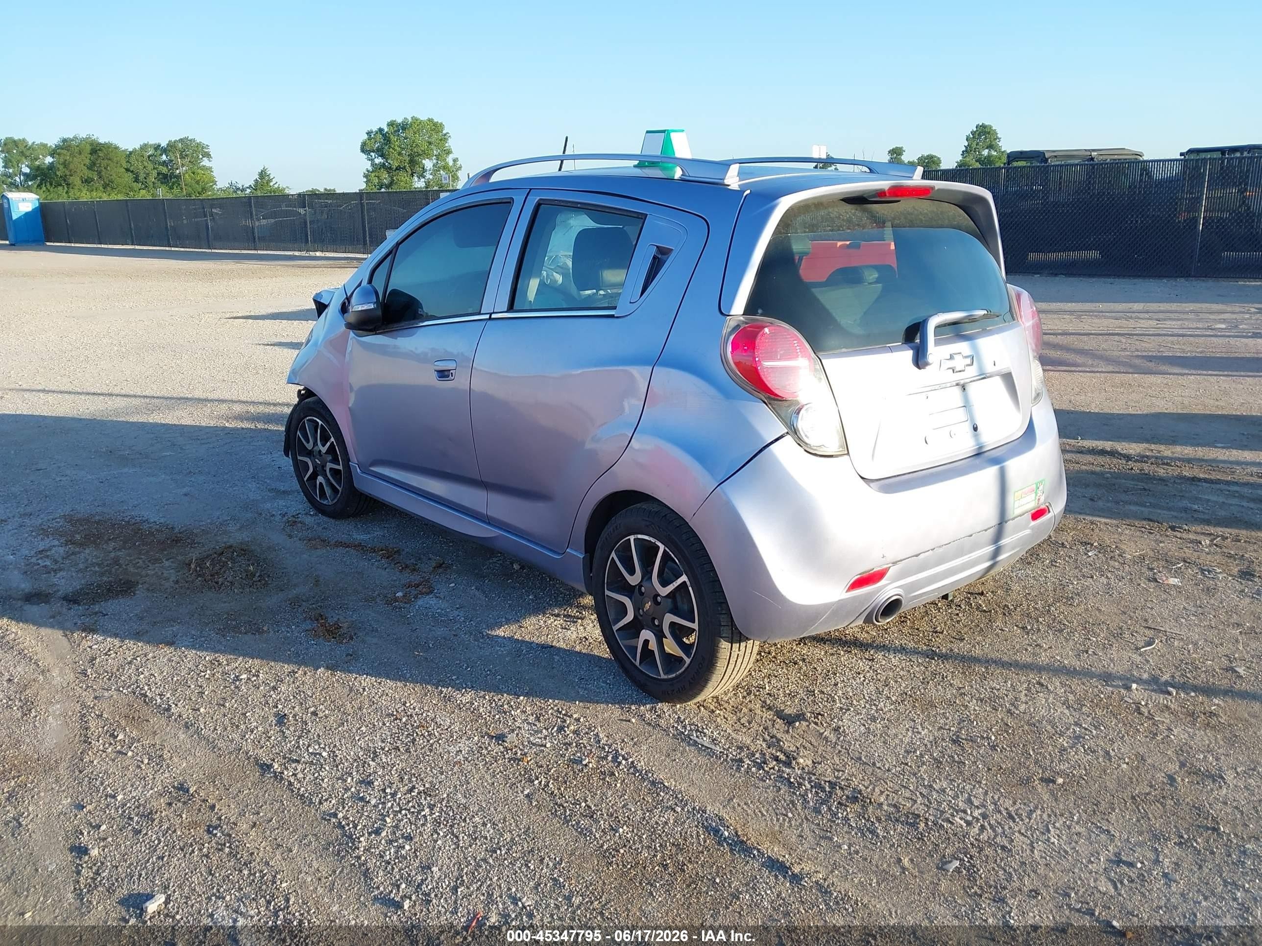 2014 Chevrolet Spark 2lt Auto Silver vin: KL8CF6S99EC545249