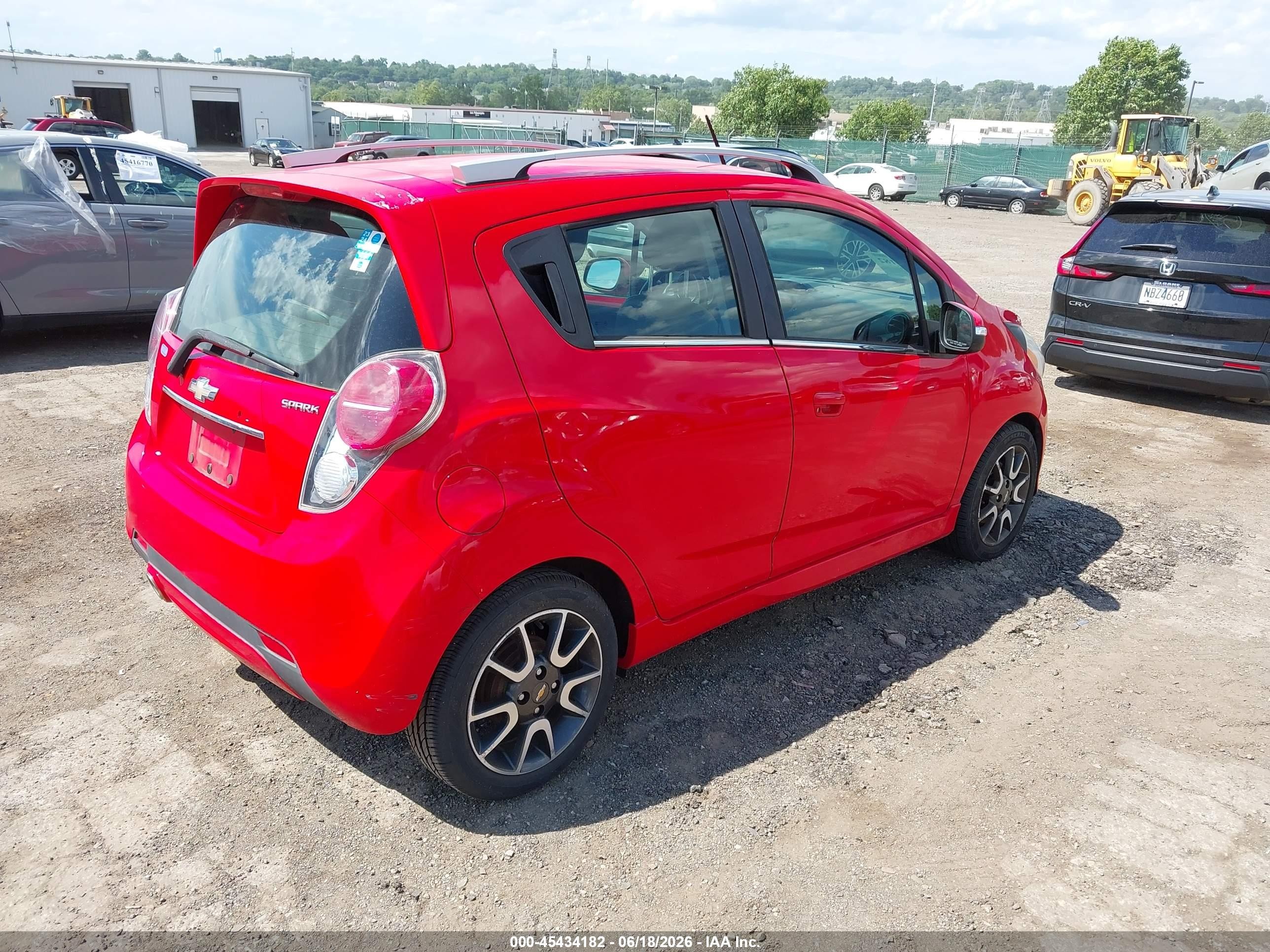 2015 Chevrolet Spark 2lt Cvt Red vin: KL8CF6S99FC791865