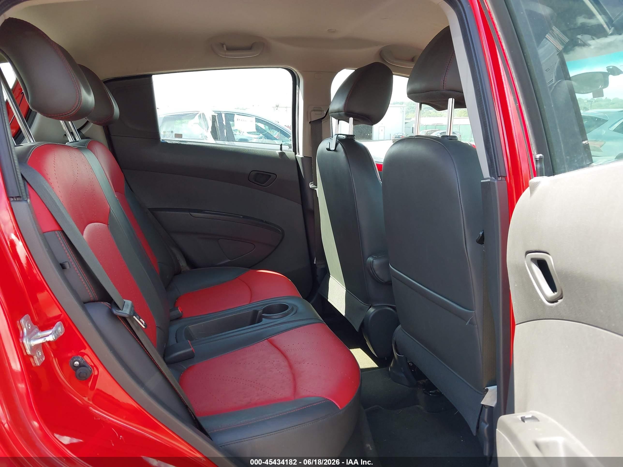 2015 Chevrolet Spark 2lt Cvt Red vin: KL8CF6S99FC791865