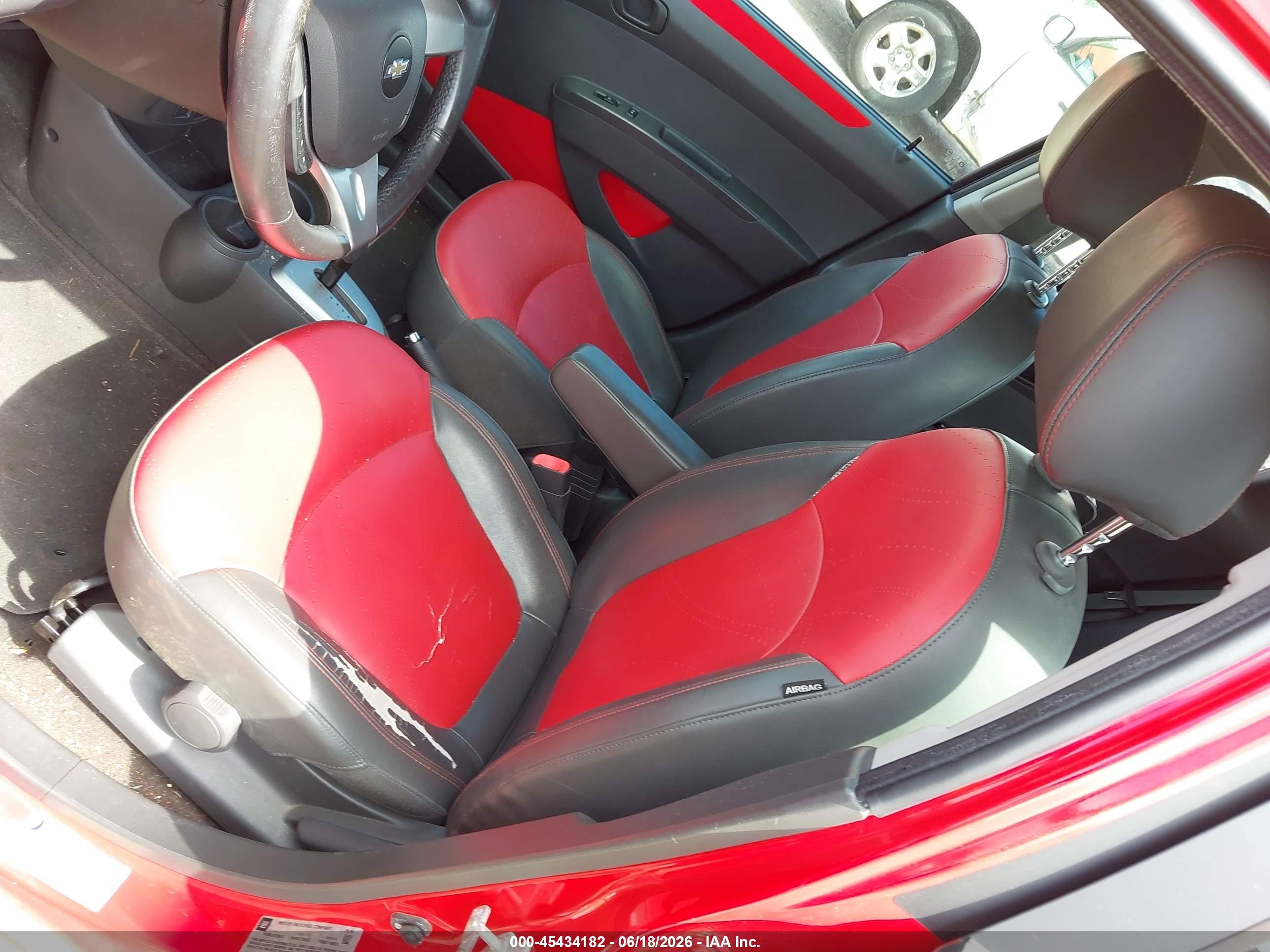 2015 Chevrolet Spark 2lt Cvt Red vin: KL8CF6S99FC791865