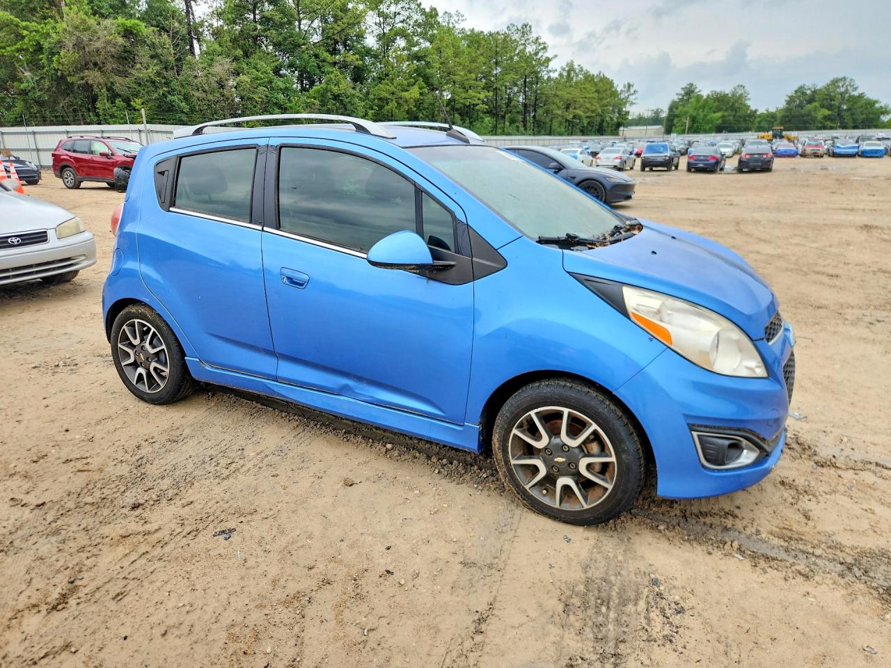 2013 Chevrolet Spark 2lt Blue vin: KL8CF6S9XDC567128