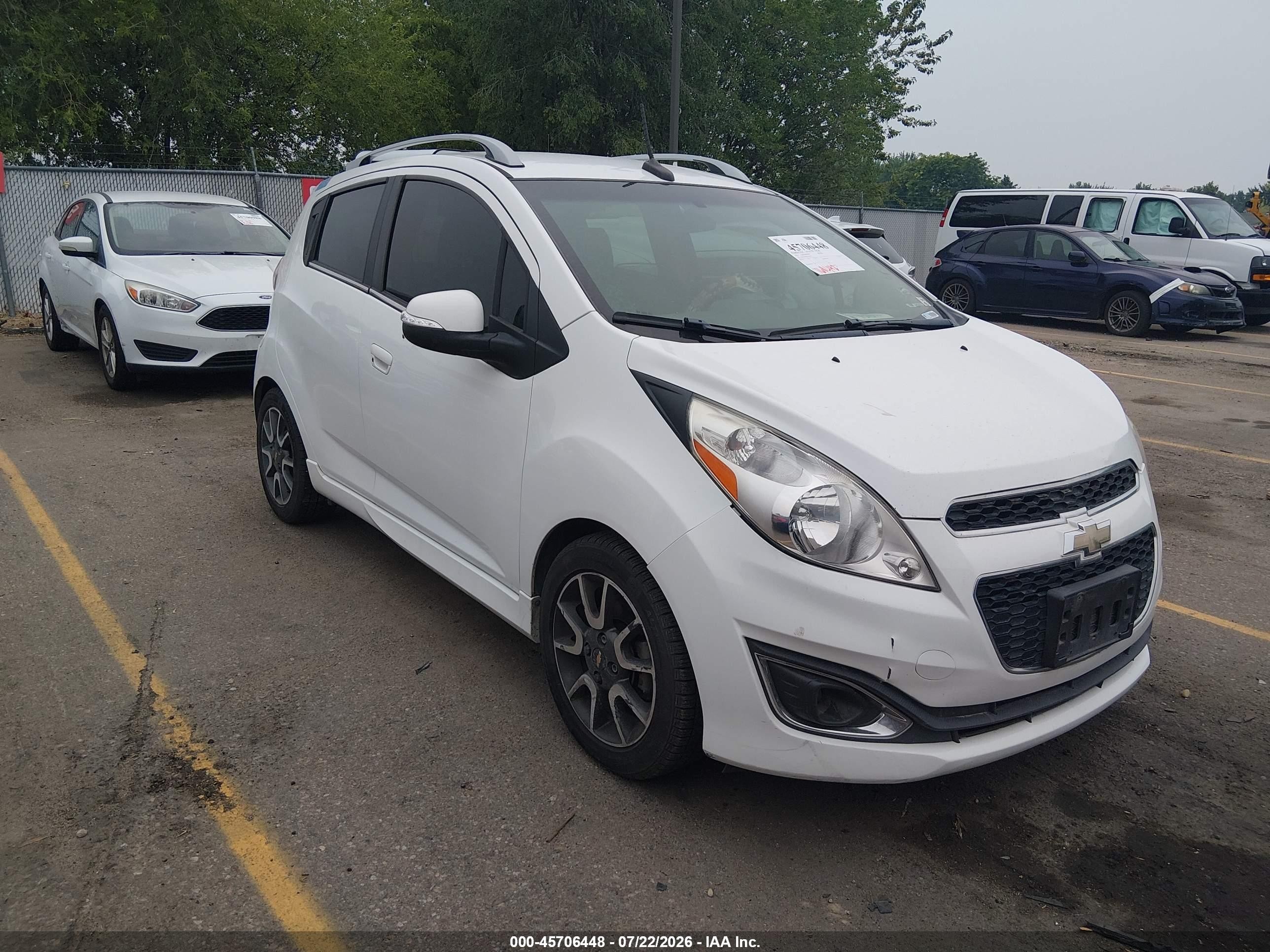 2014 Chevrolet Spark 2lt Auto Turquoise vin: KL8CF6S9XEC413598