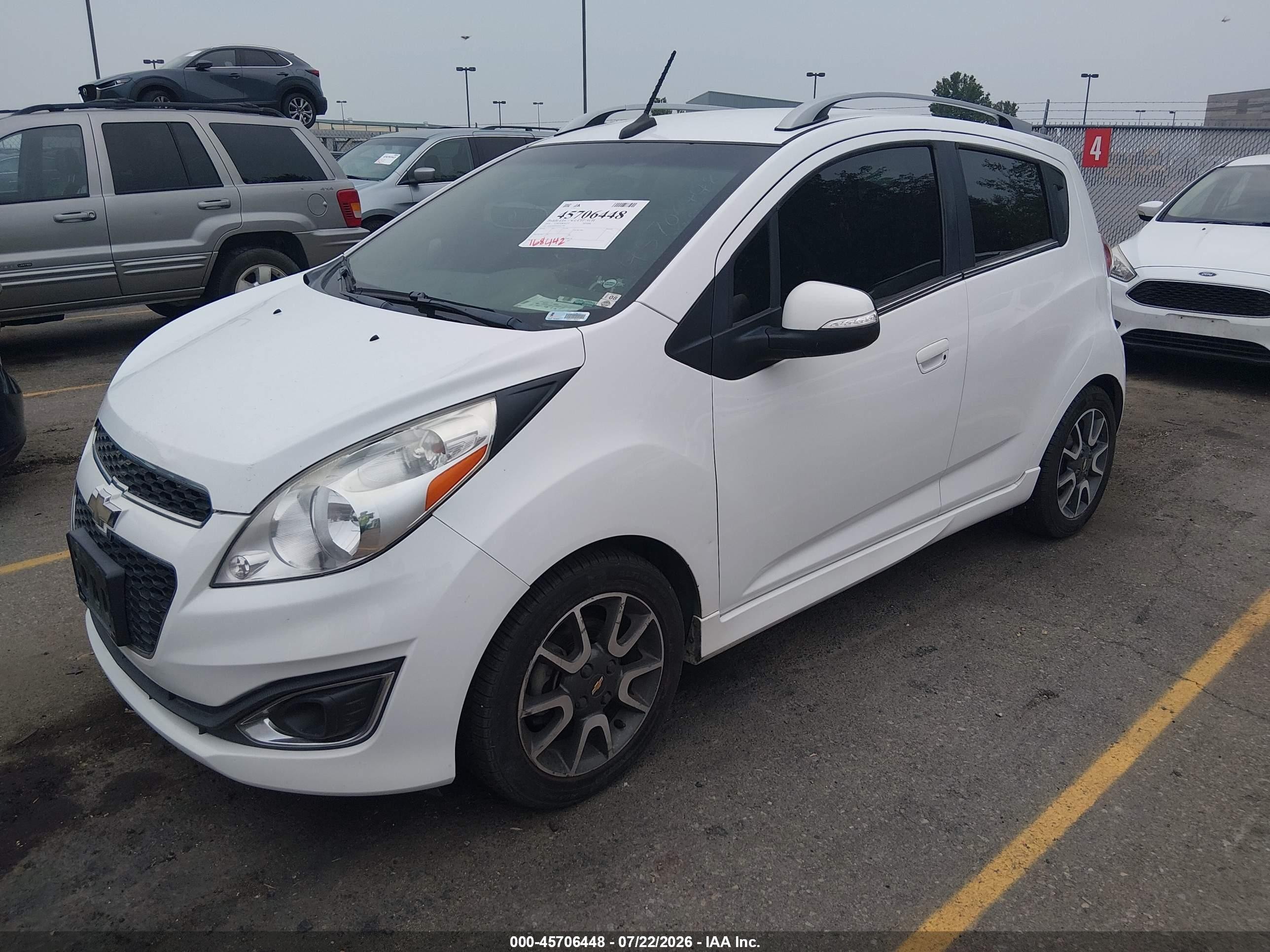 2014 Chevrolet Spark 2lt Auto Turquoise vin: KL8CF6S9XEC413598