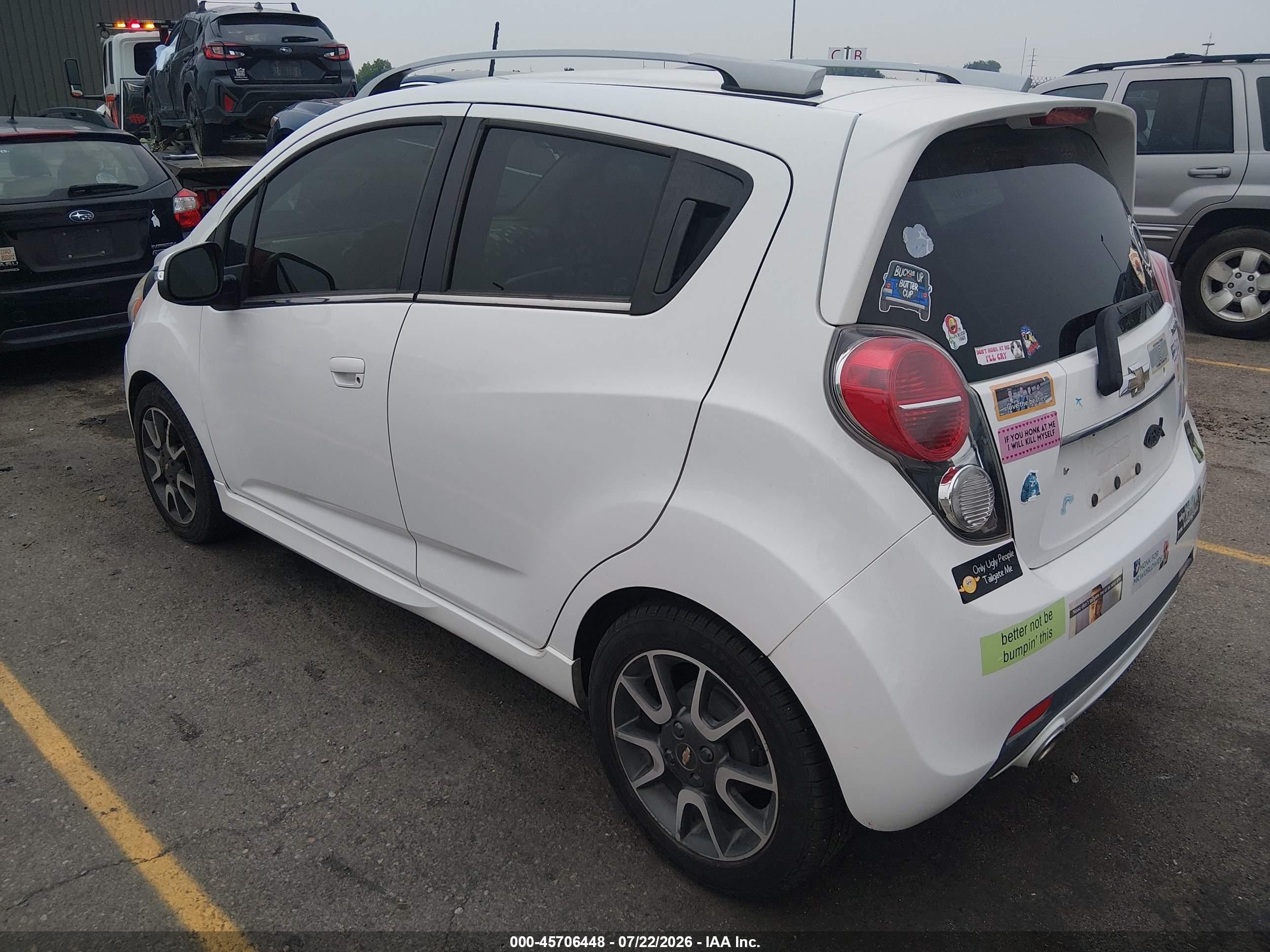 2014 Chevrolet Spark 2lt Auto Turquoise vin: KL8CF6S9XEC413598