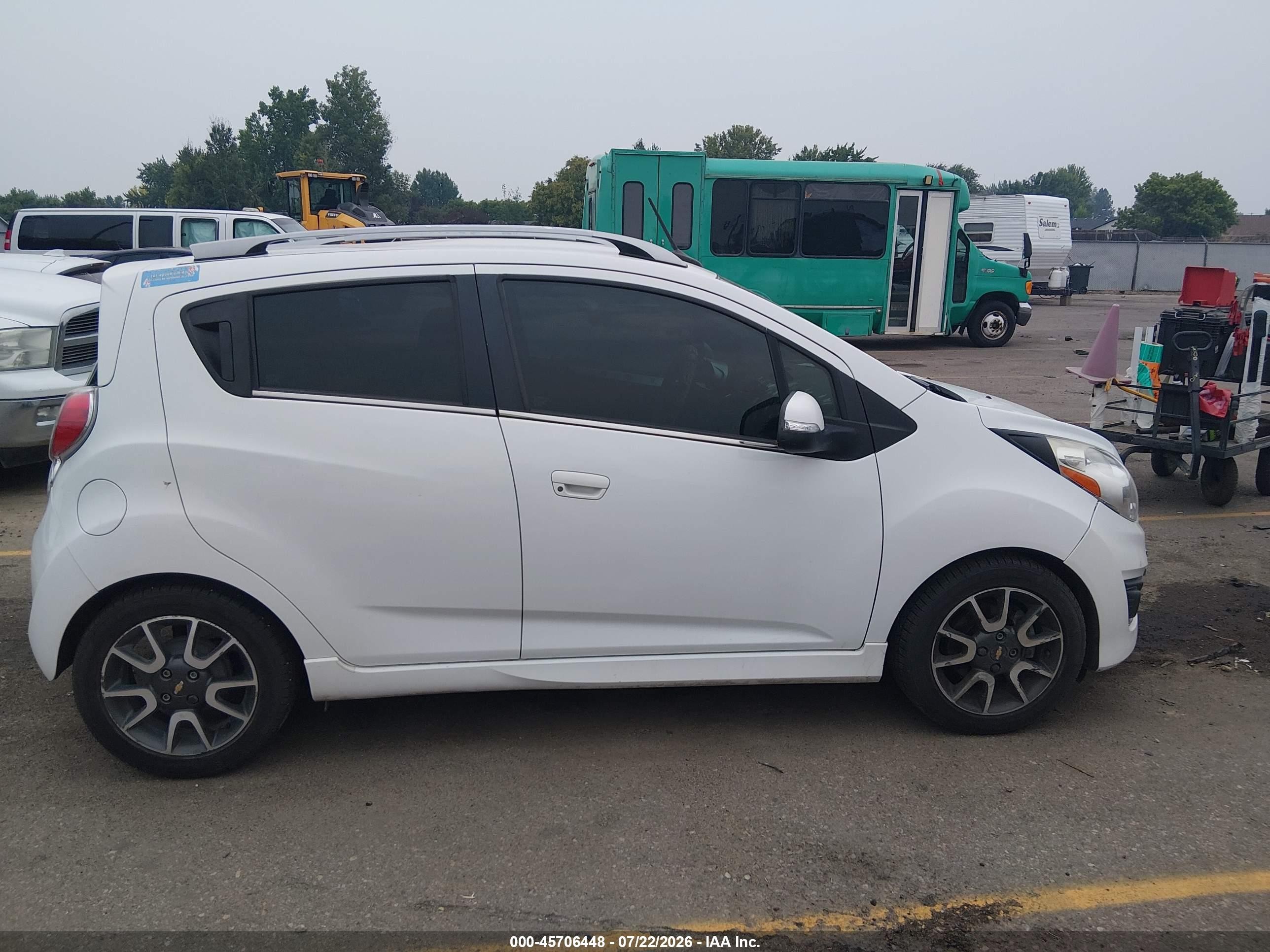 2014 Chevrolet Spark 2lt Auto Turquoise vin: KL8CF6S9XEC413598