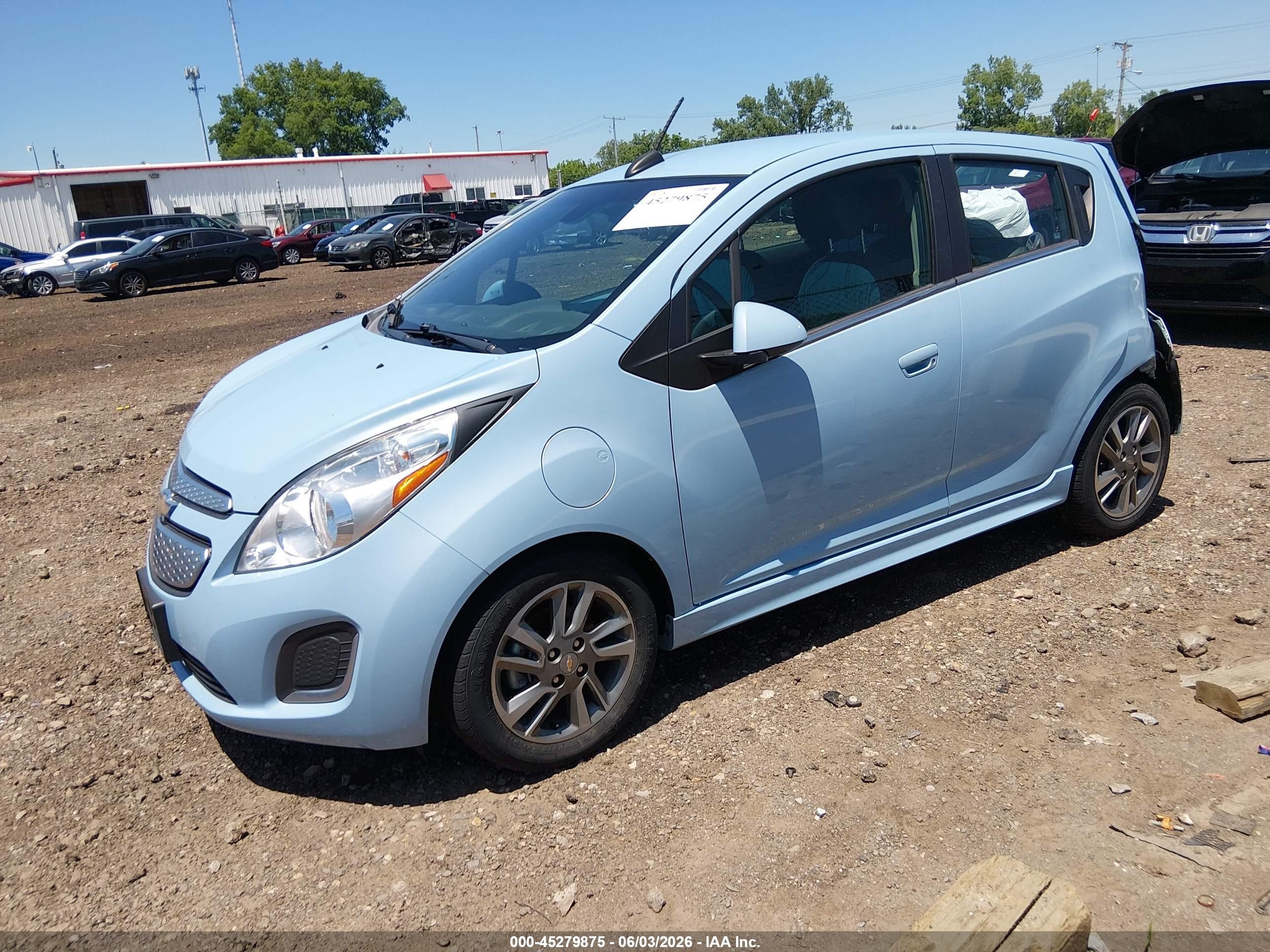 2015 Chevrolet Spark Ev 1lt Blue vin: KL8CK6S00FC818769