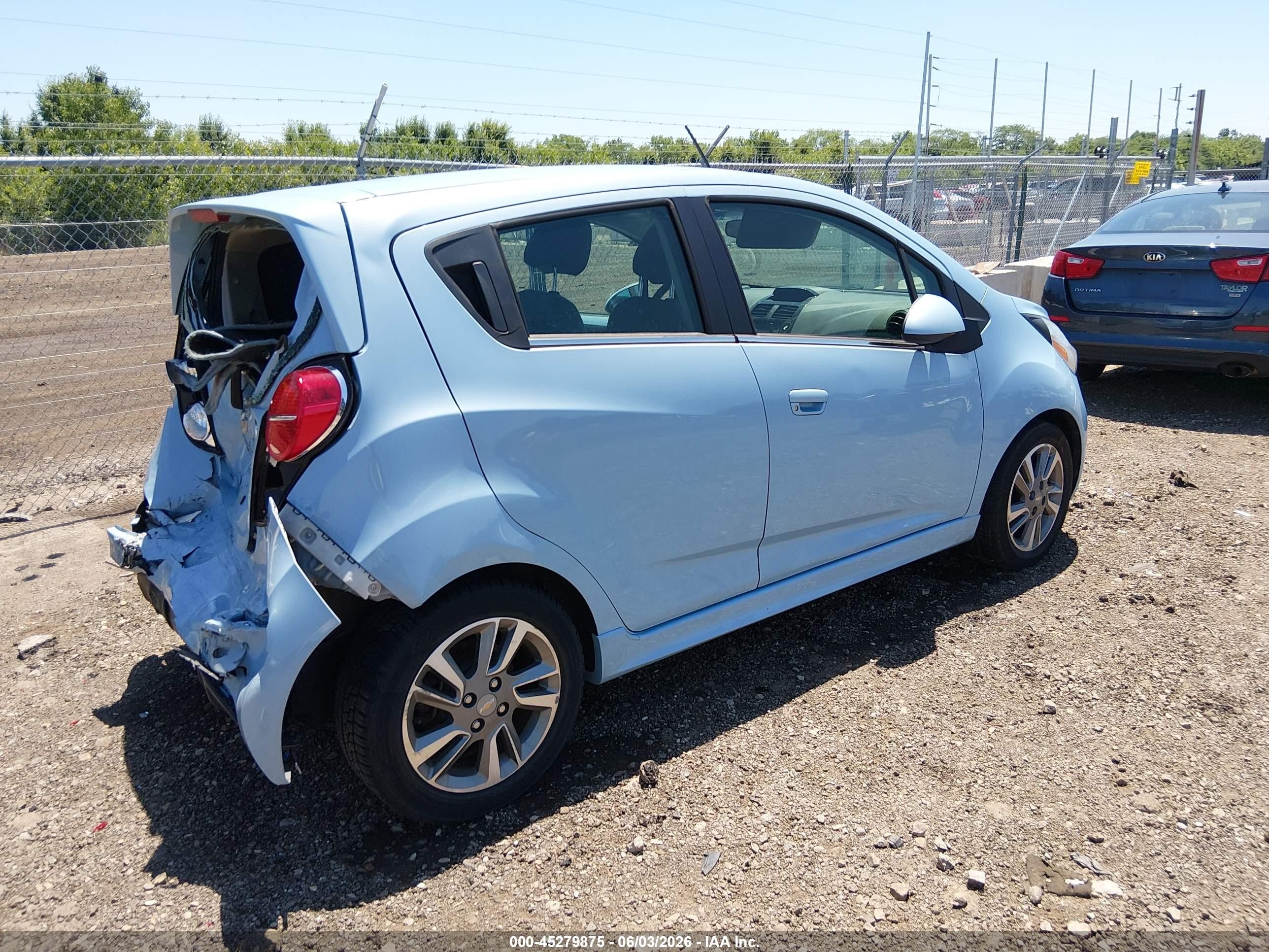 2015 Chevrolet Spark Ev 1lt Blue vin: KL8CK6S00FC818769