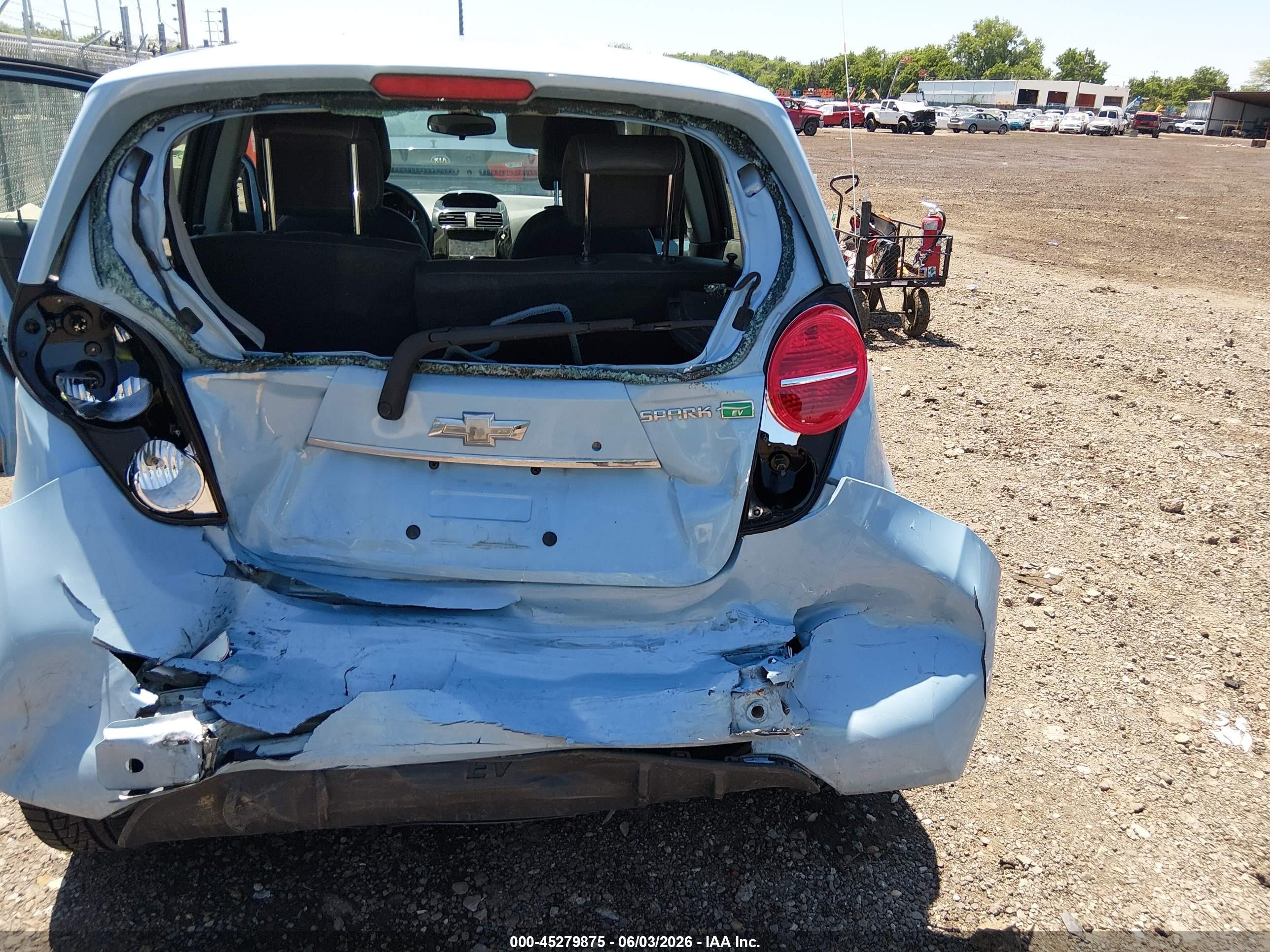 2015 Chevrolet Spark Ev 1lt Blue vin: KL8CK6S00FC818769