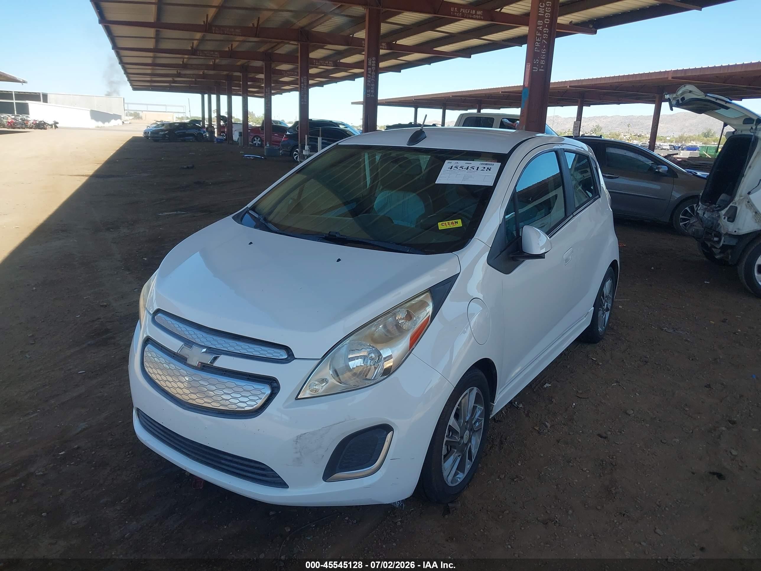 2015 Chevrolet Spark Ev 1lt White vin: KL8CK6S07FC819059