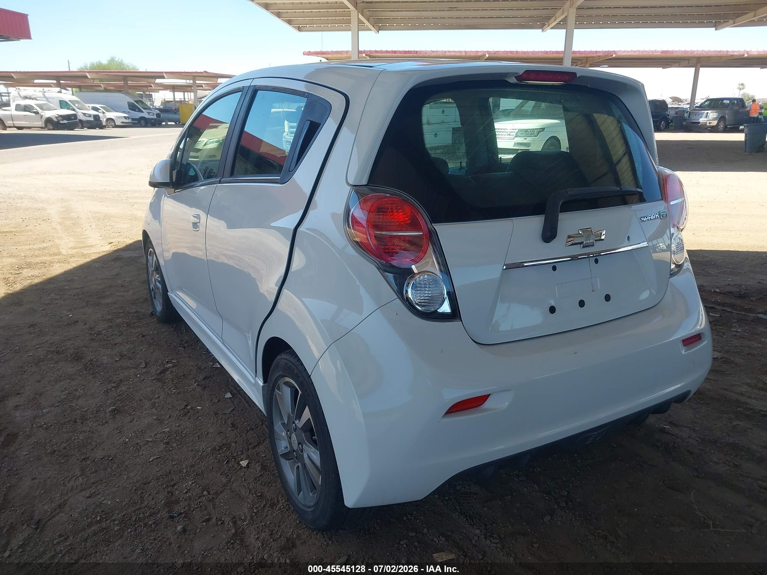 2015 Chevrolet Spark Ev 1lt White vin: KL8CK6S07FC819059