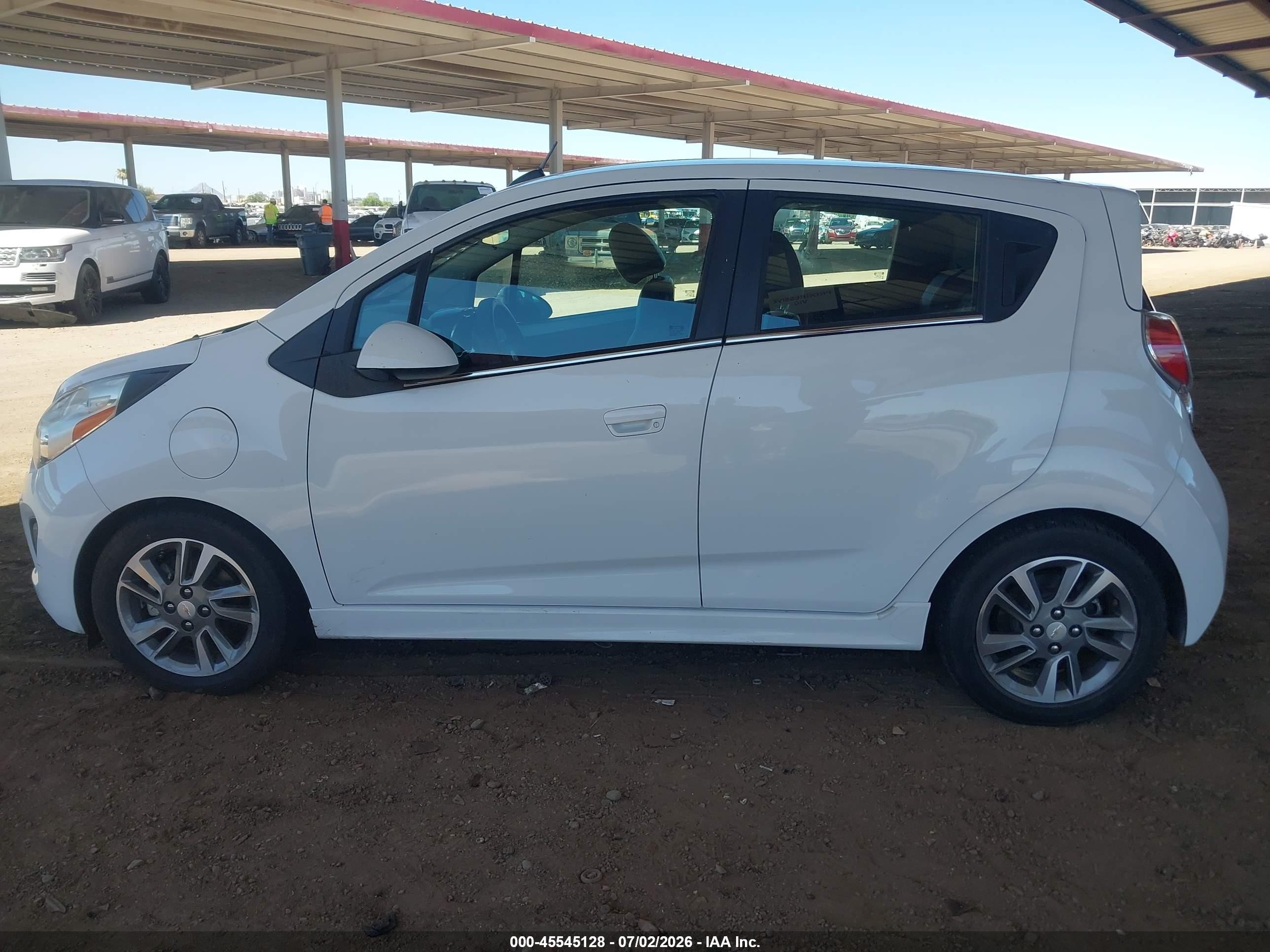 2015 Chevrolet Spark Ev 1lt White vin: KL8CK6S07FC819059