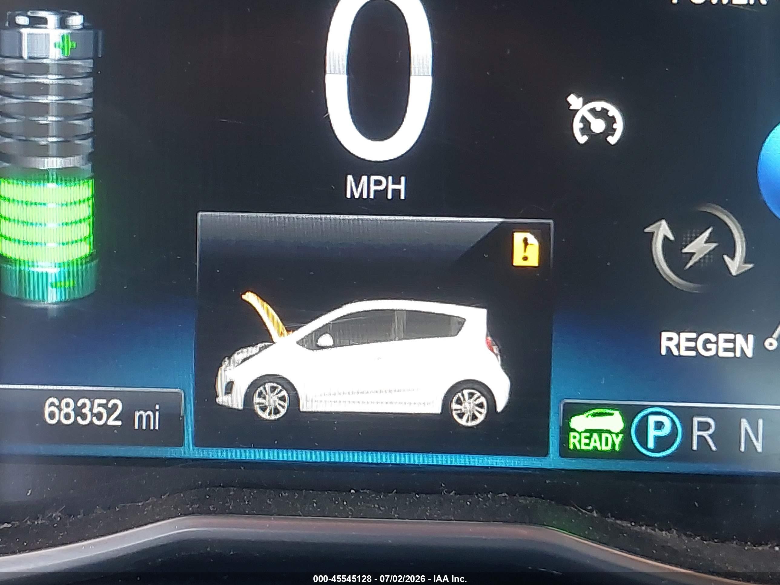 2015 Chevrolet Spark Ev 1lt White vin: KL8CK6S07FC819059