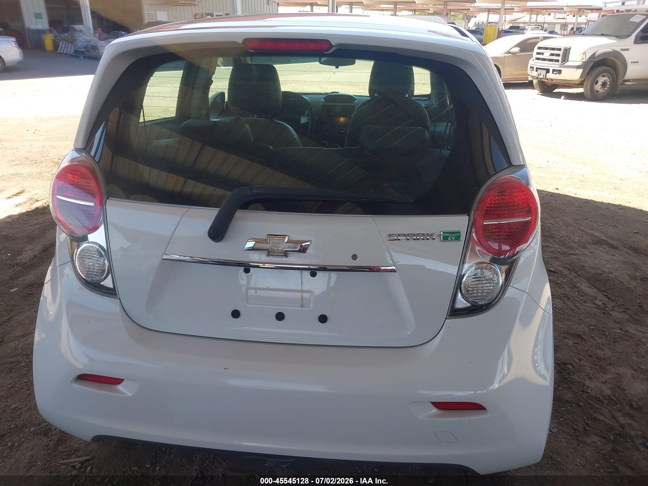 2015 Chevrolet Spark Ev 1lt White vin: KL8CK6S07FC819059