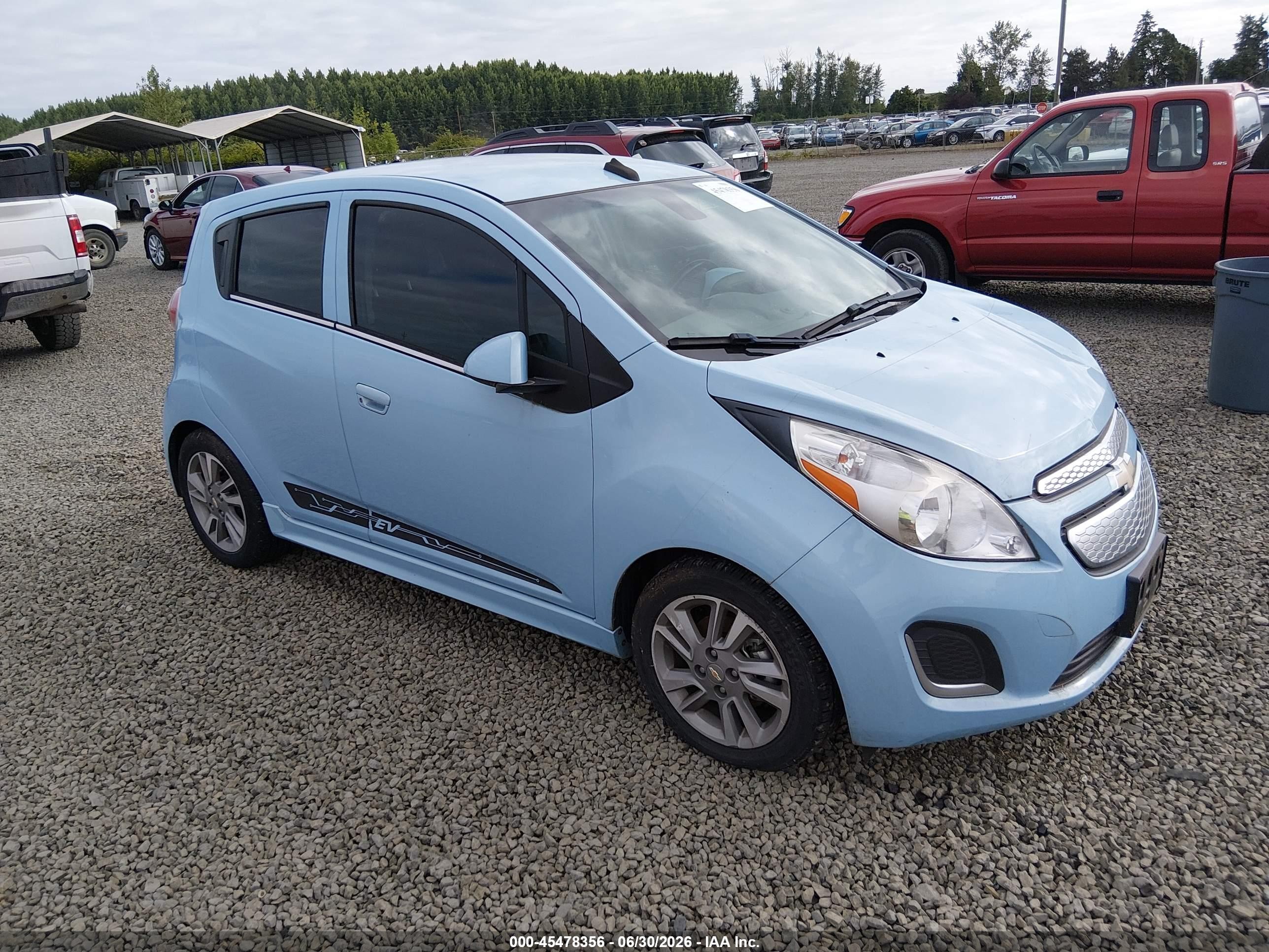 2014 Chevrolet Spark Ev 2lt Light Blue vin: KL8CL6S00EC512263