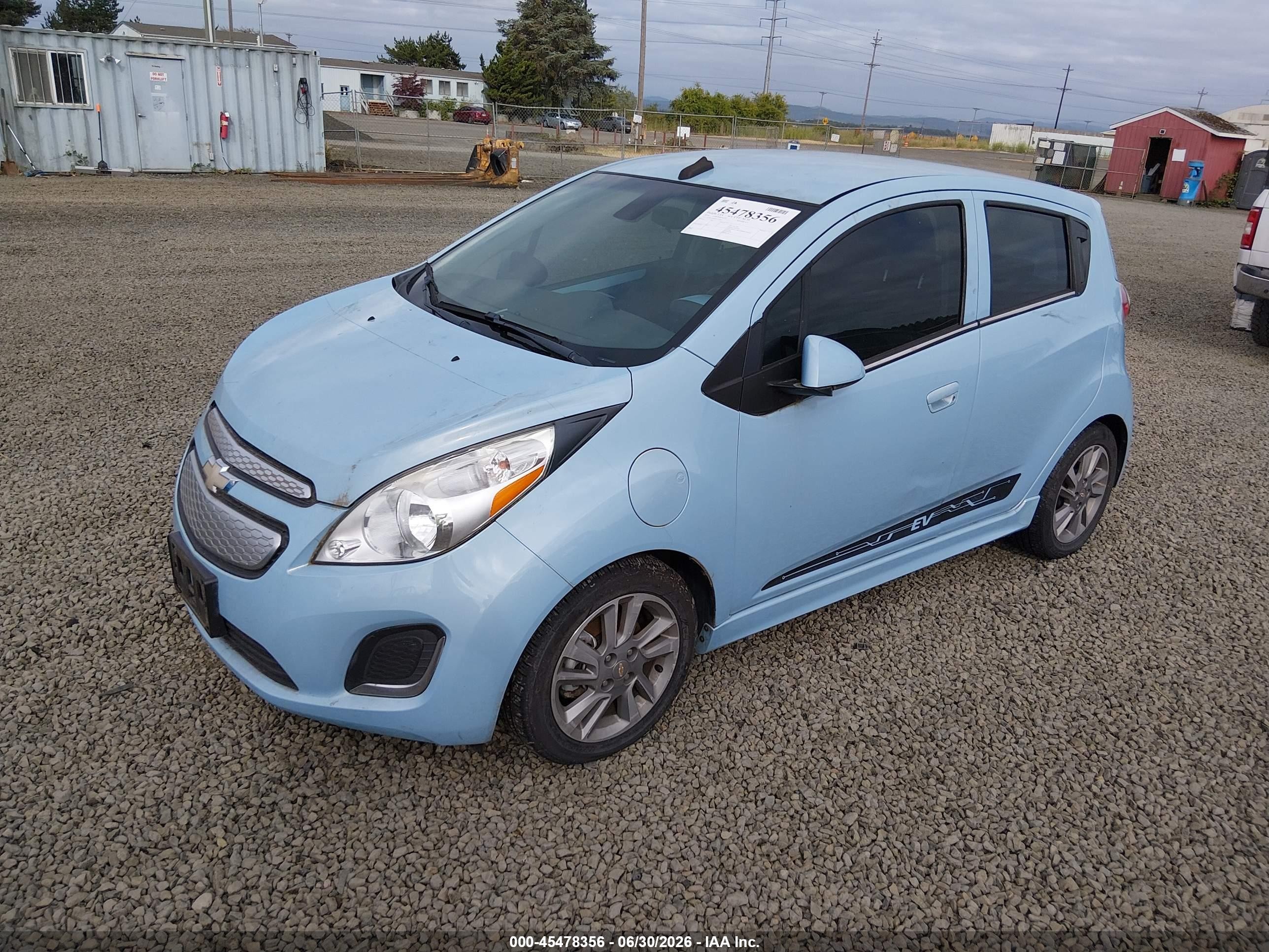 2014 Chevrolet Spark Ev 2lt Light Blue vin: KL8CL6S00EC512263