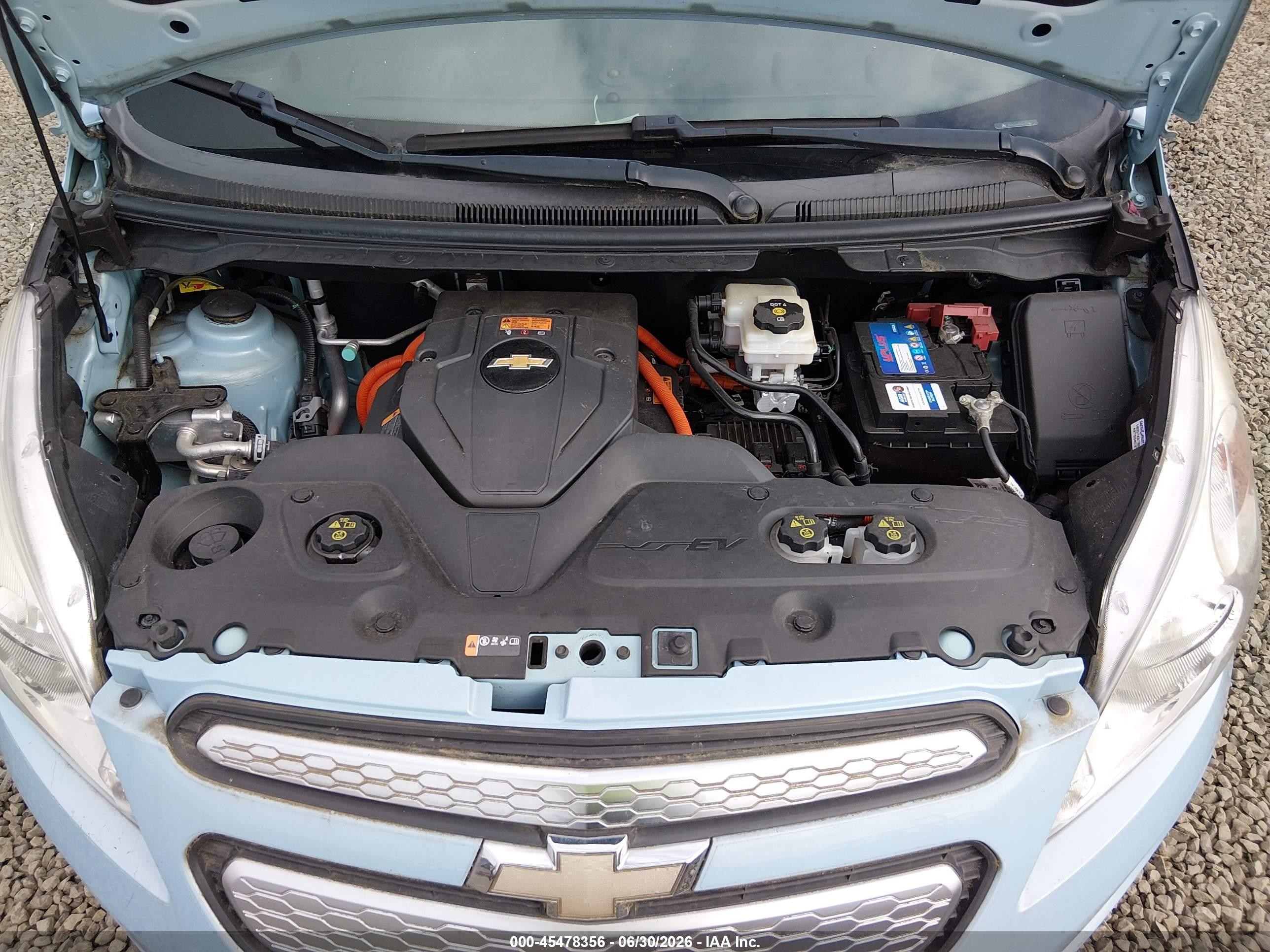 2014 Chevrolet Spark Ev 2lt Light Blue vin: KL8CL6S00EC512263