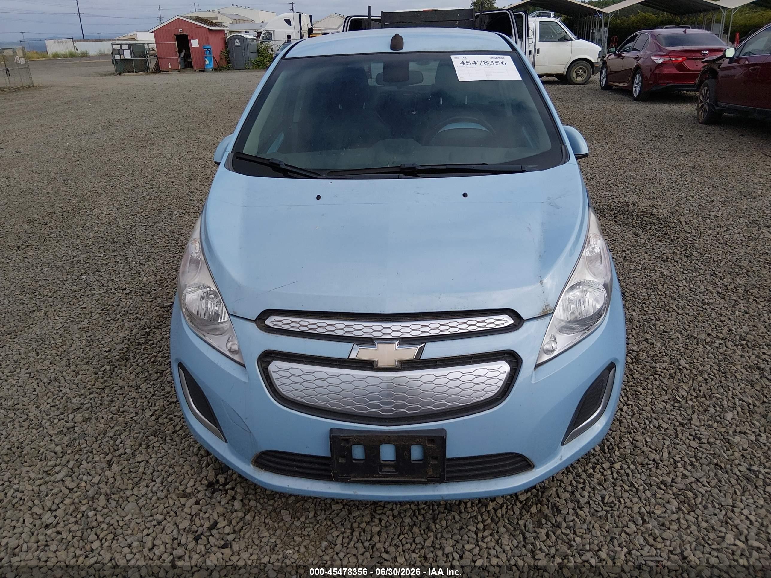 2014 Chevrolet Spark Ev 2lt Light Blue vin: KL8CL6S00EC512263