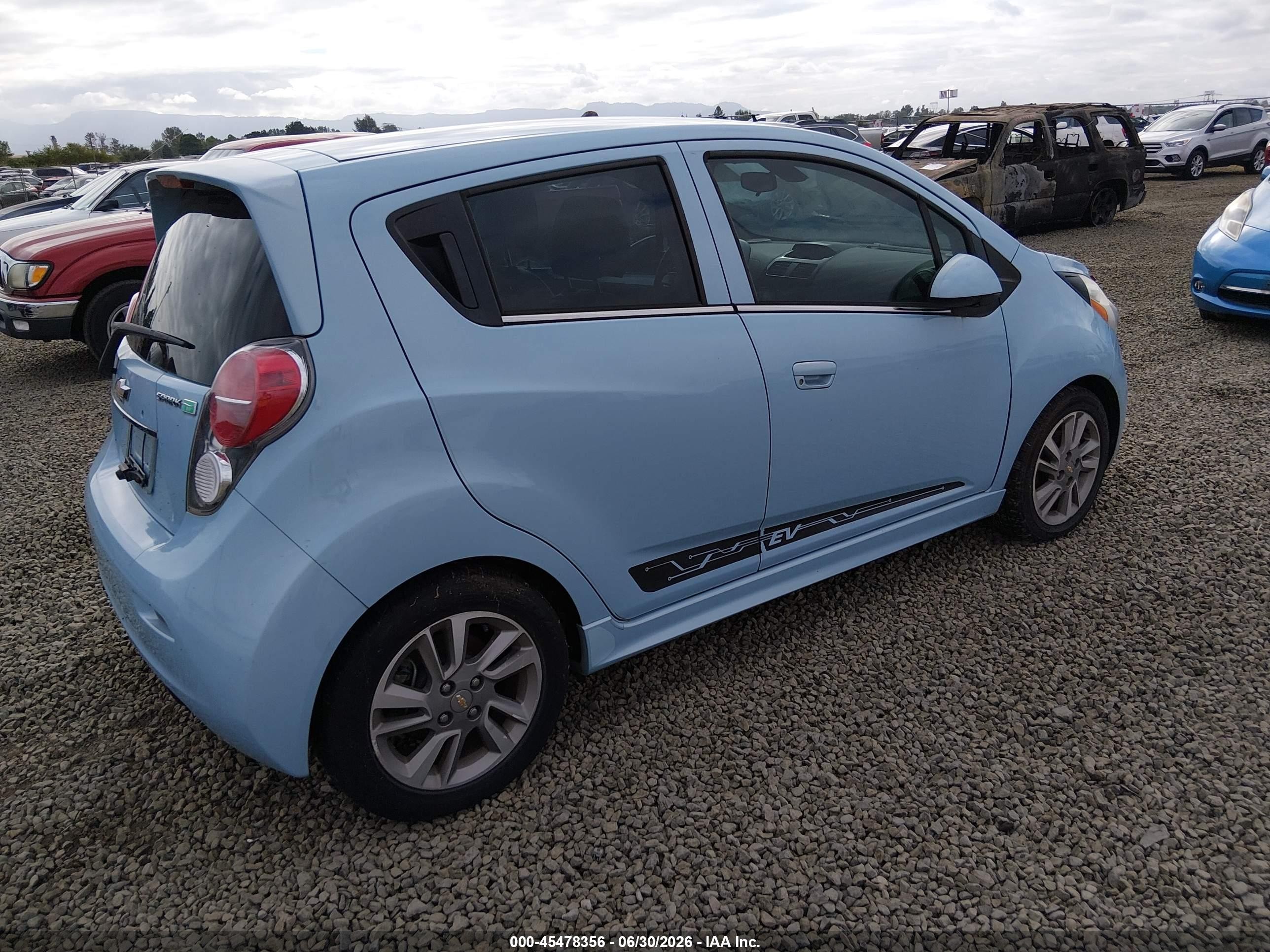 2014 Chevrolet Spark Ev 2lt Light Blue vin: KL8CL6S00EC512263