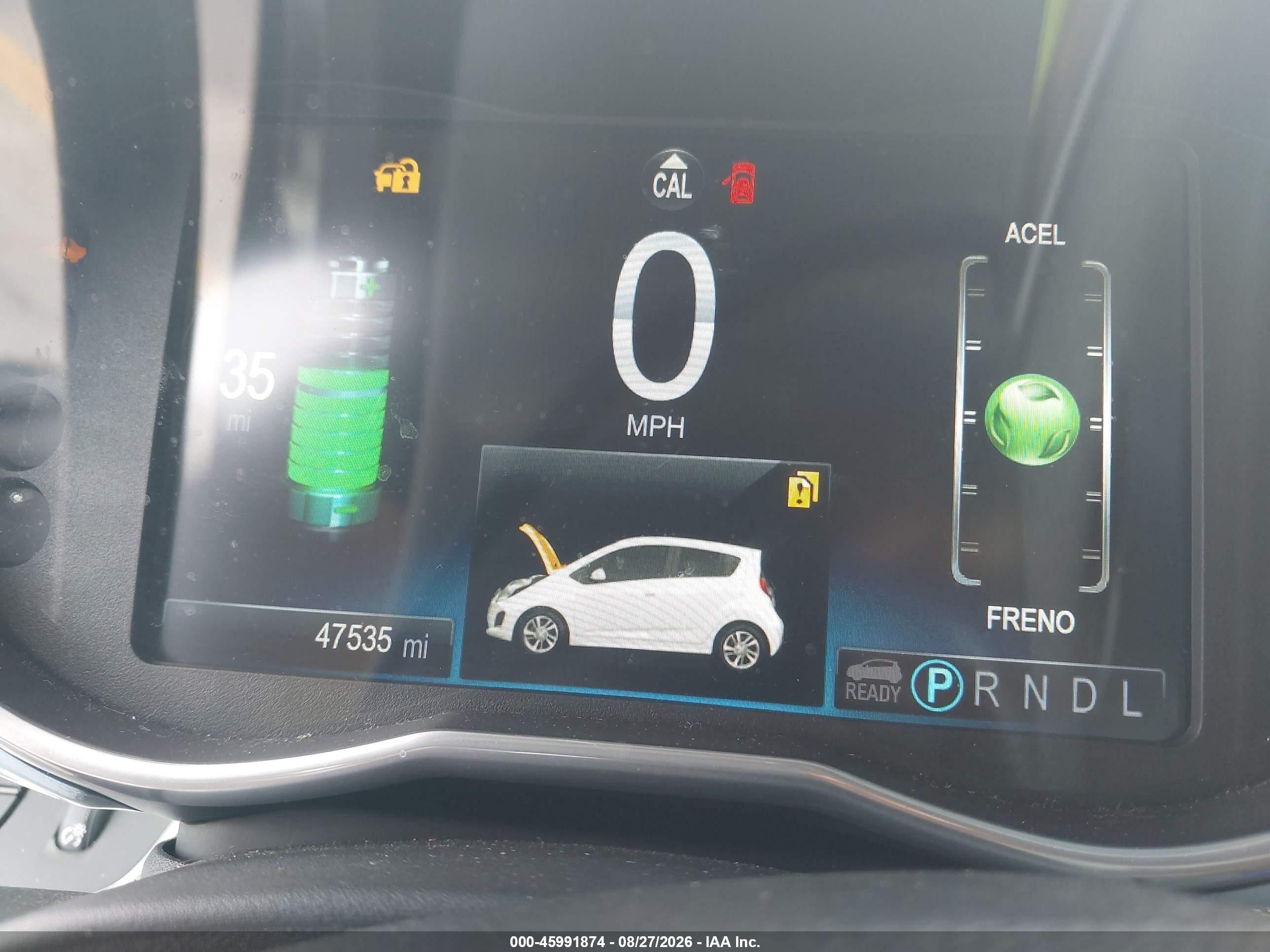 2014 Chevrolet Spark Ev 2lt Gray vin: KL8CL6S05EC406133