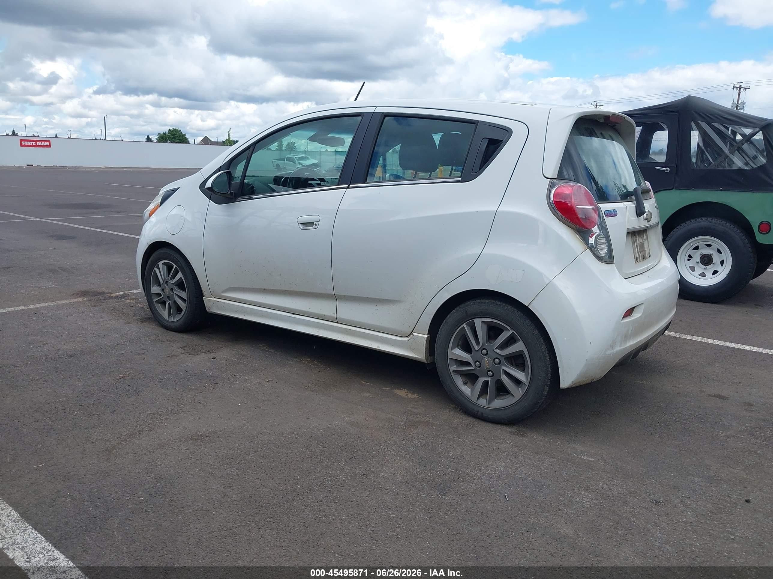 2015 Chevrolet Spark Ev 2lt White vin: KL8CL6S0XFC724301