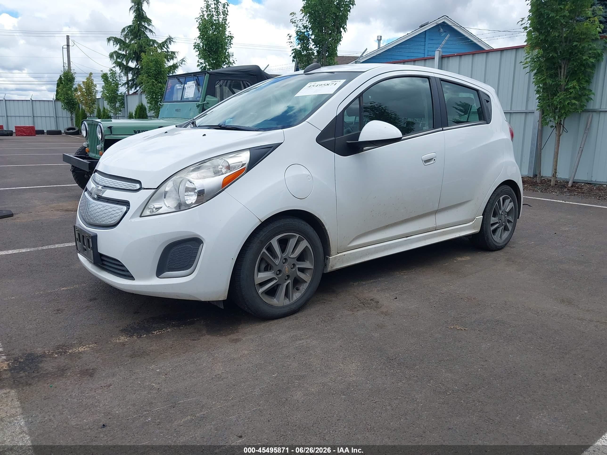2015 Chevrolet Spark Ev 2lt White vin: KL8CL6S0XFC724301